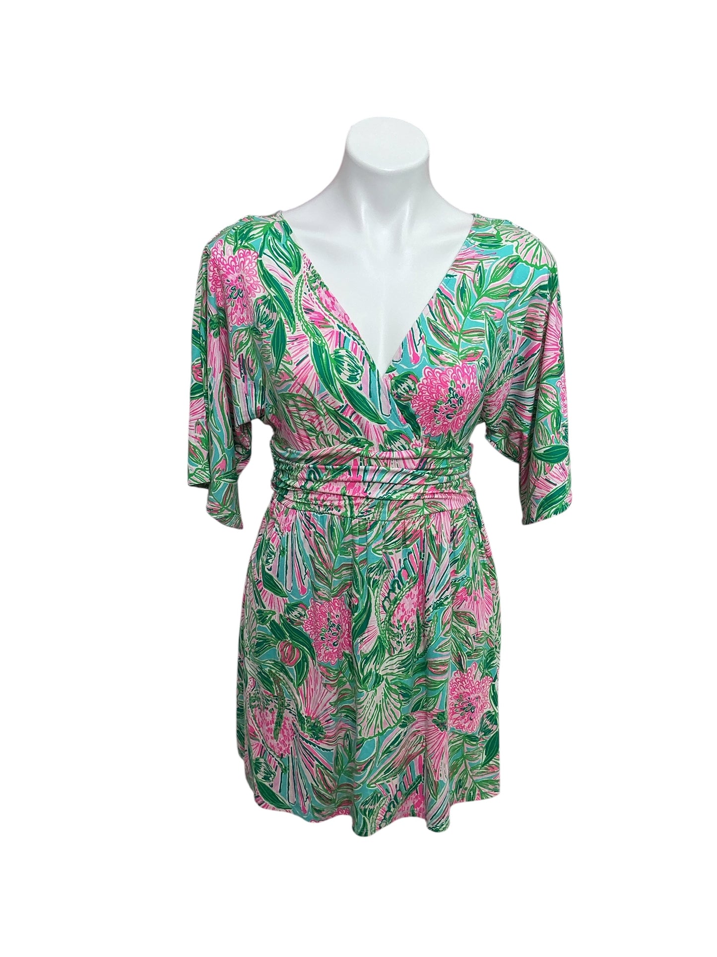 Lilly Pulitzer Women’s Parigi Skort Romper Seaside Garden - Size S
