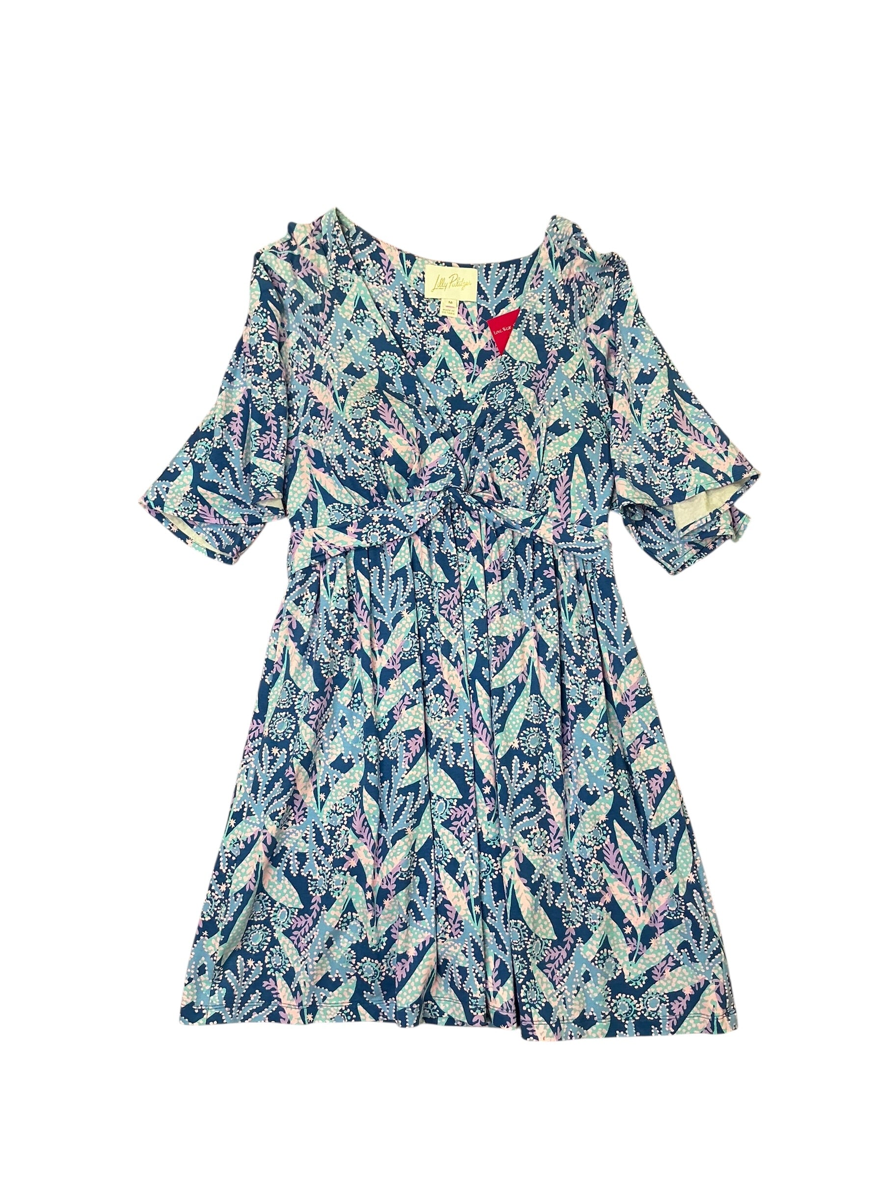 Lilly Pulitzer Minka Skirted Romper - Barton Blue Star Gazing - Size M