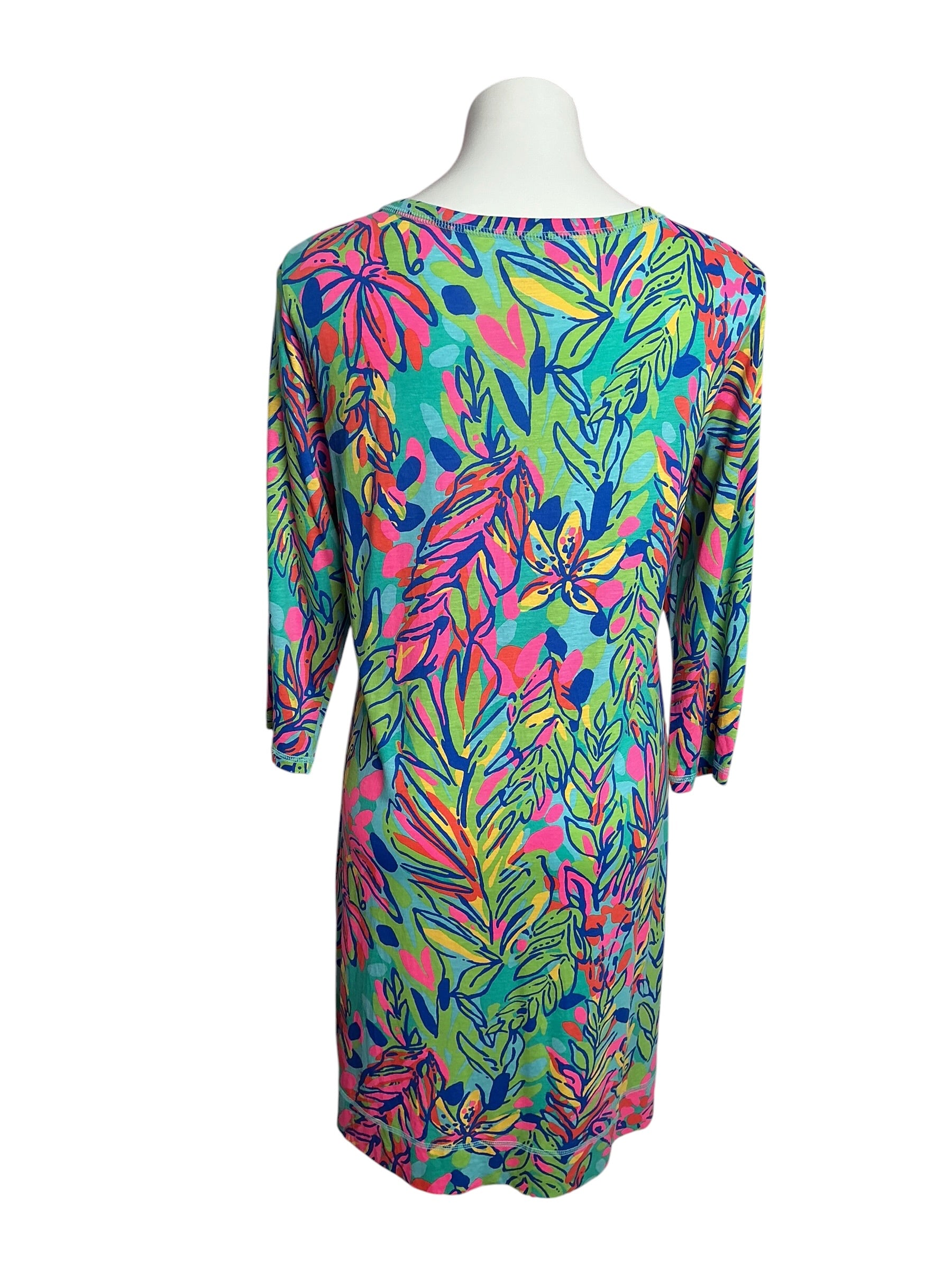 Lilly Pulitzer Palmetto Tee Dress Multi Hot Spot - Size XL