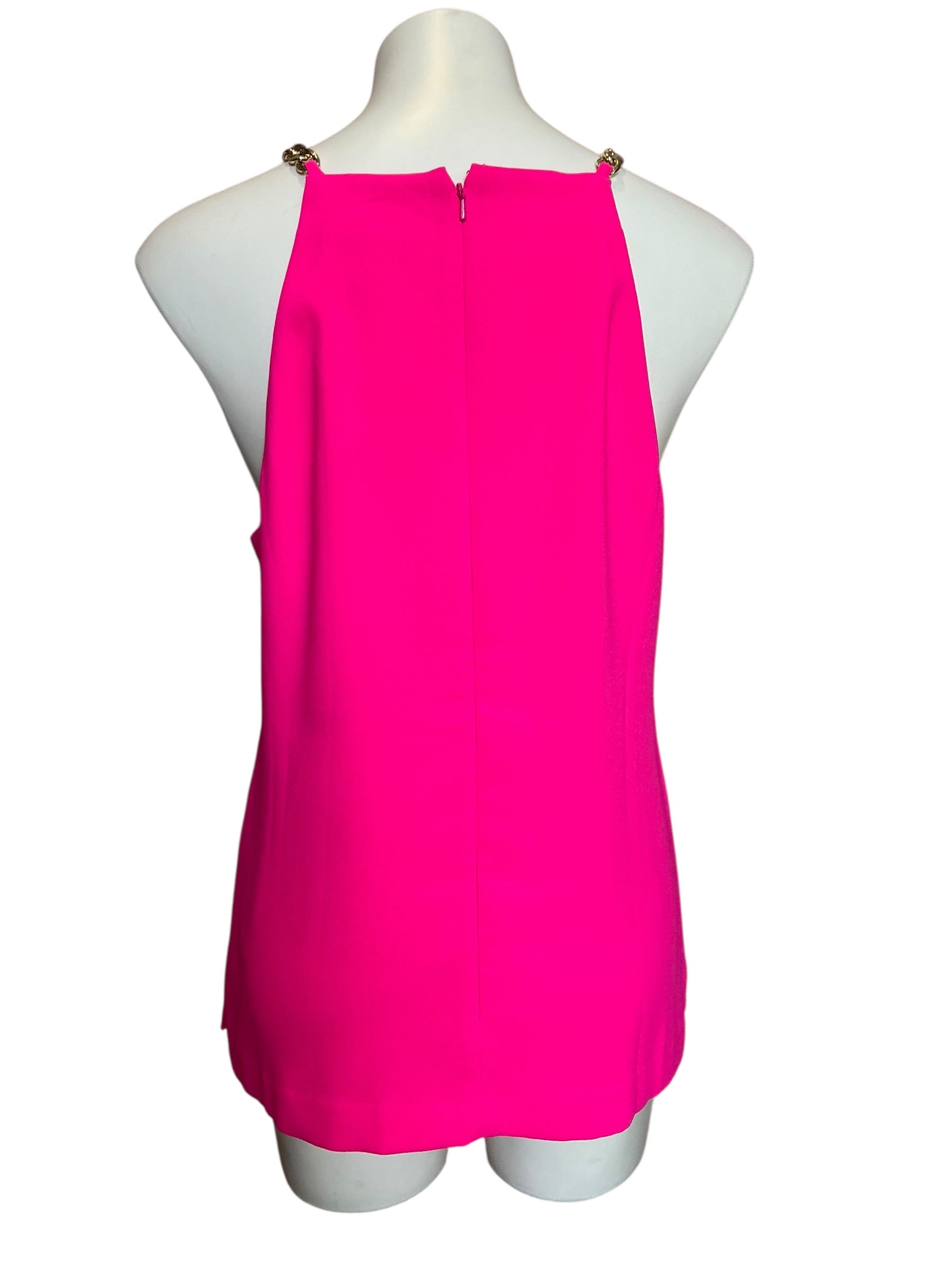 Lilly Pulitzer Joannah Silk Top Pink - Size 12