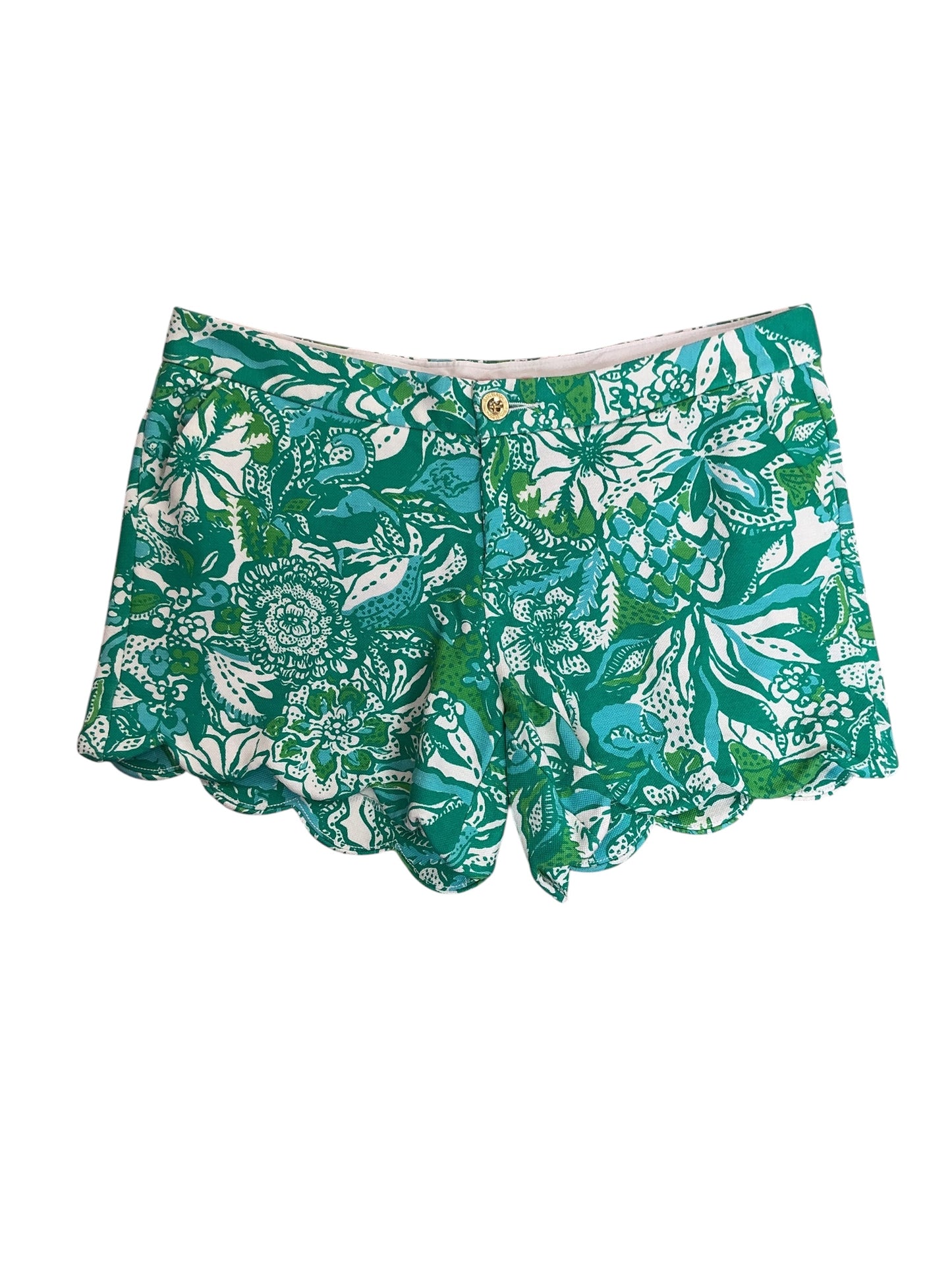 Lilly Pulitzer Buttercup Shorts Safari Sangria - Size 12
