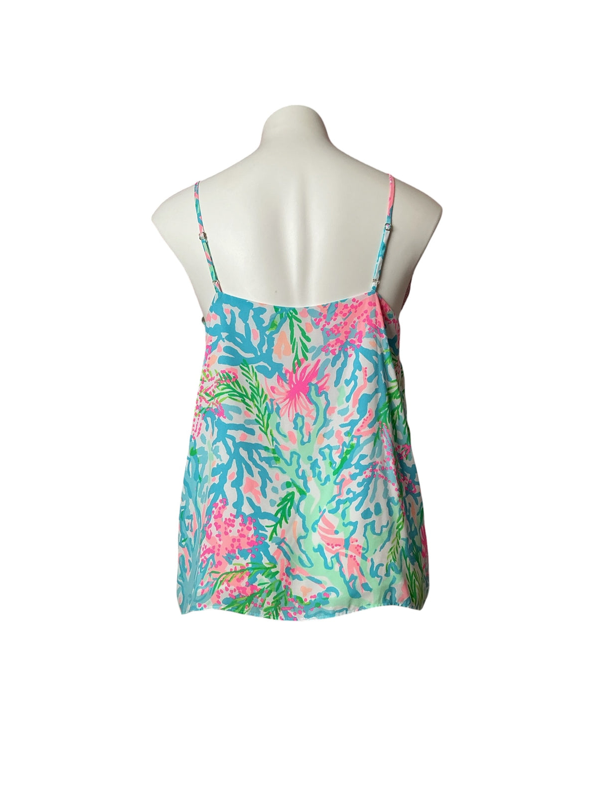 Lilly Pulitzer Karmen Cami Multi Coral Bay - Size M
