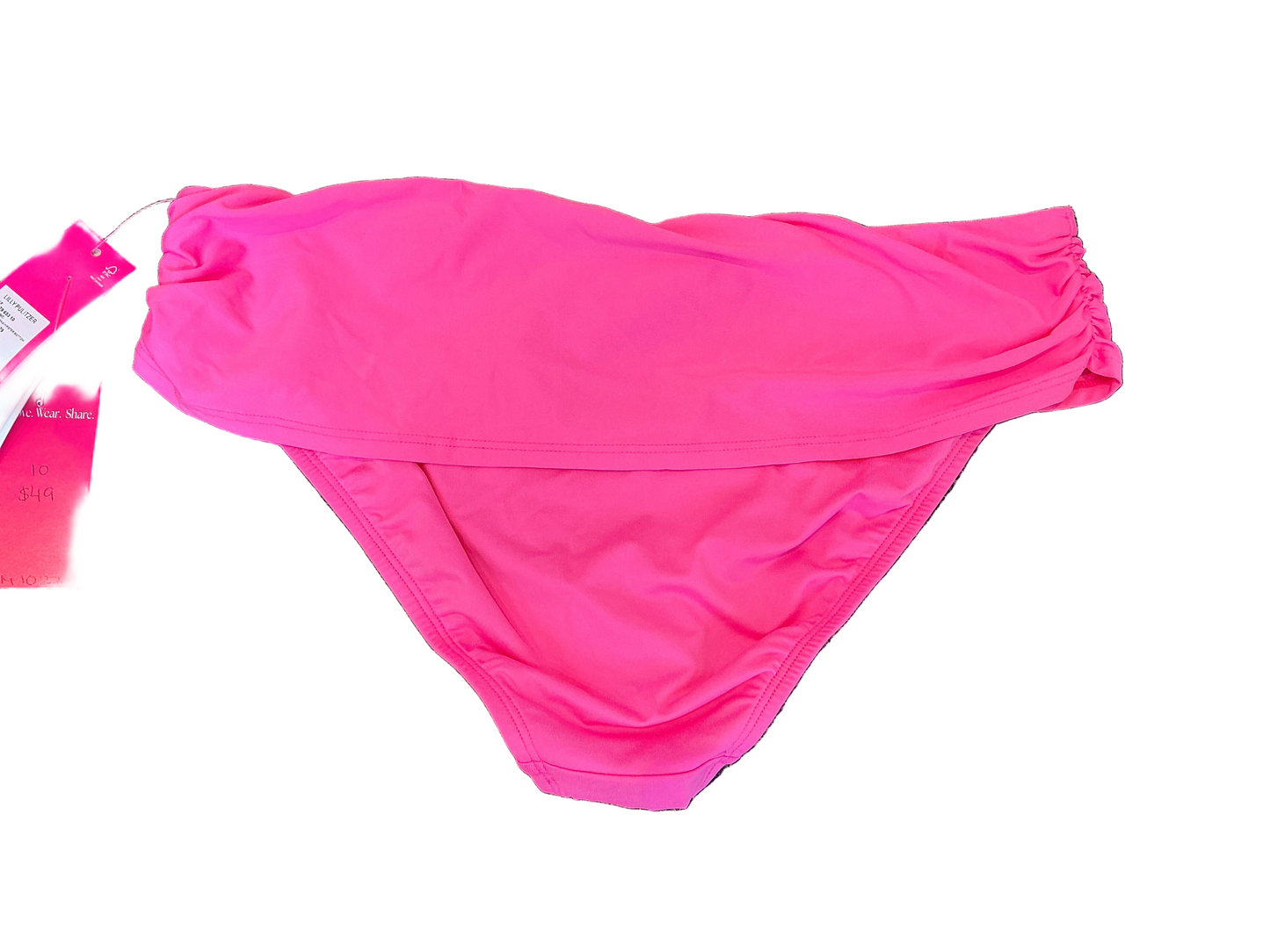 Lilly Pulitzer NWT - Lagoon Sarong Hipster Bottom - Prosecco Pink - Size 10