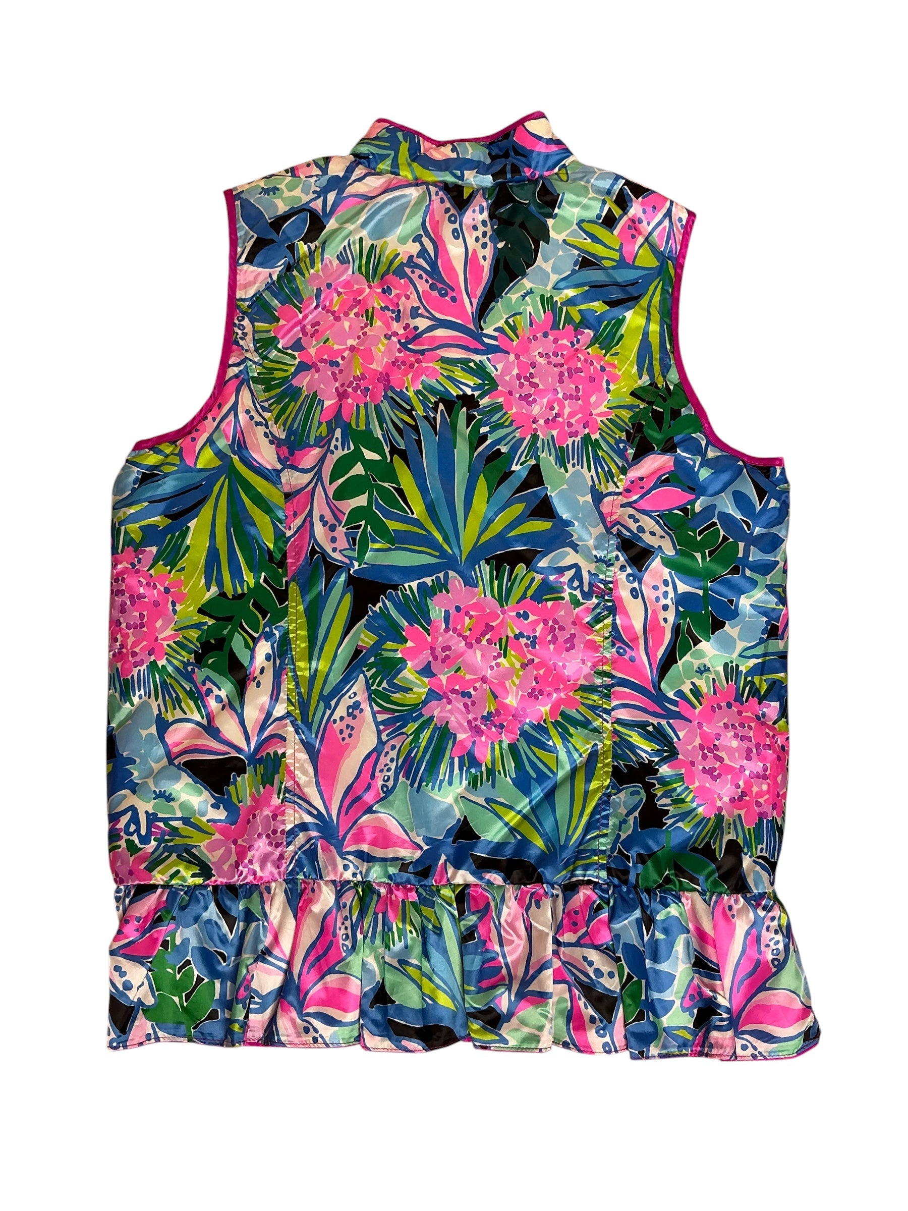 Lilly Pulitzer Girls Melanie Reversible Vest Elderberry - Size XL