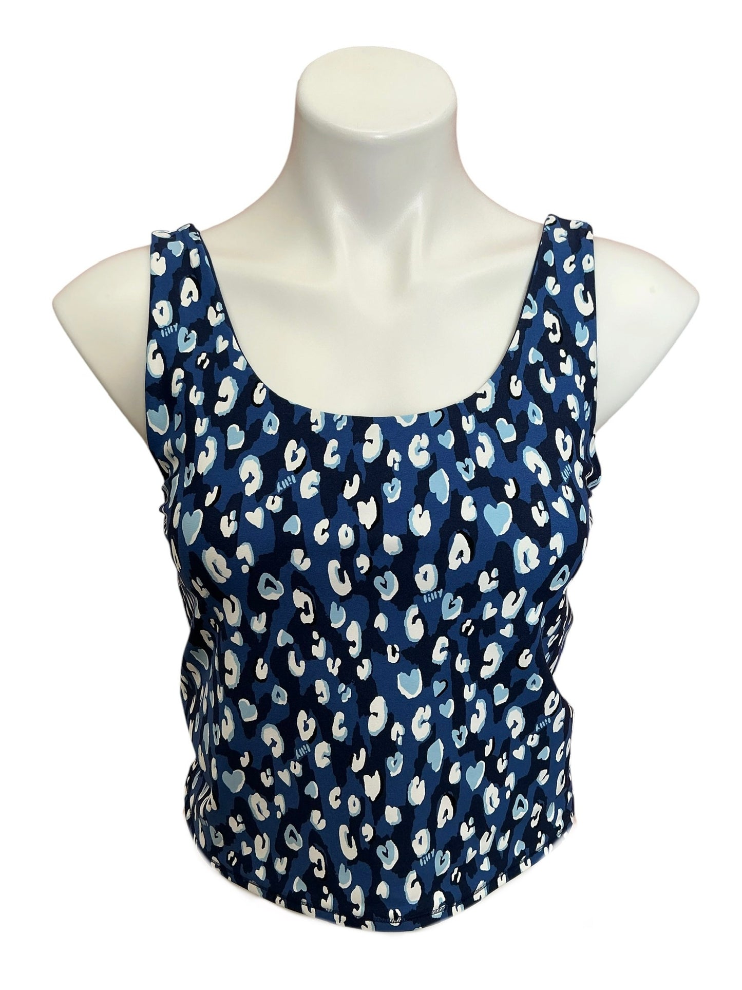 Lilly Pulitzer NWT Ari Reversible Active Top Starlight Navy You’re An Animal - Size M