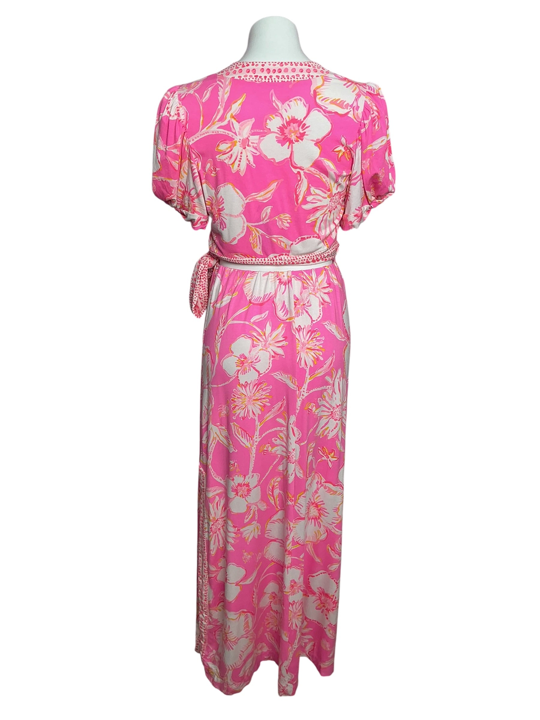 Lilly Pulitzer Sailynn 2 Piece Maxi Set Prosecco Pink Beachy Blooms - Size M