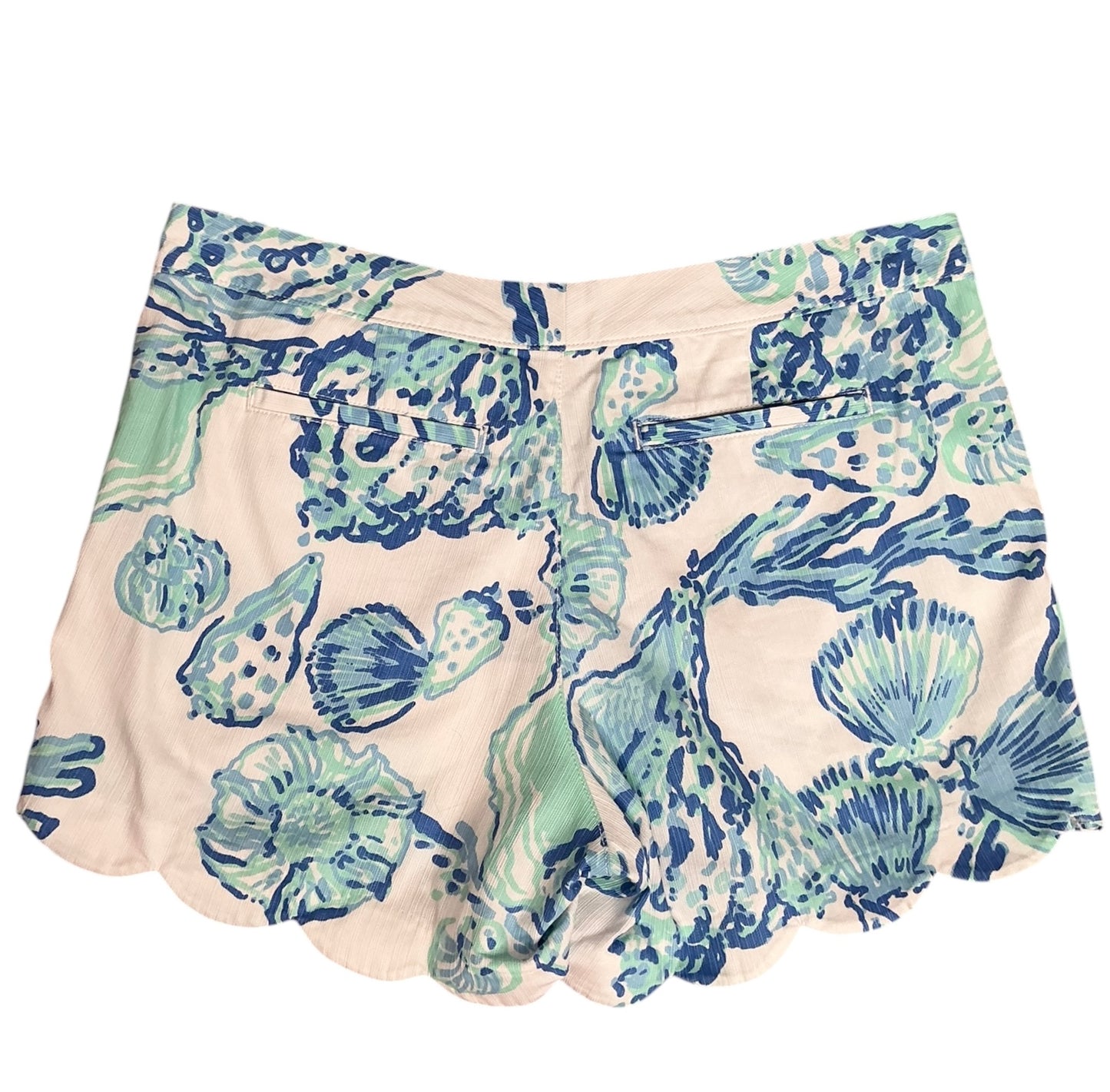 Lilly Pulitzer Buttercup Scalloped Hem Short Barefoot Princess - Size 10