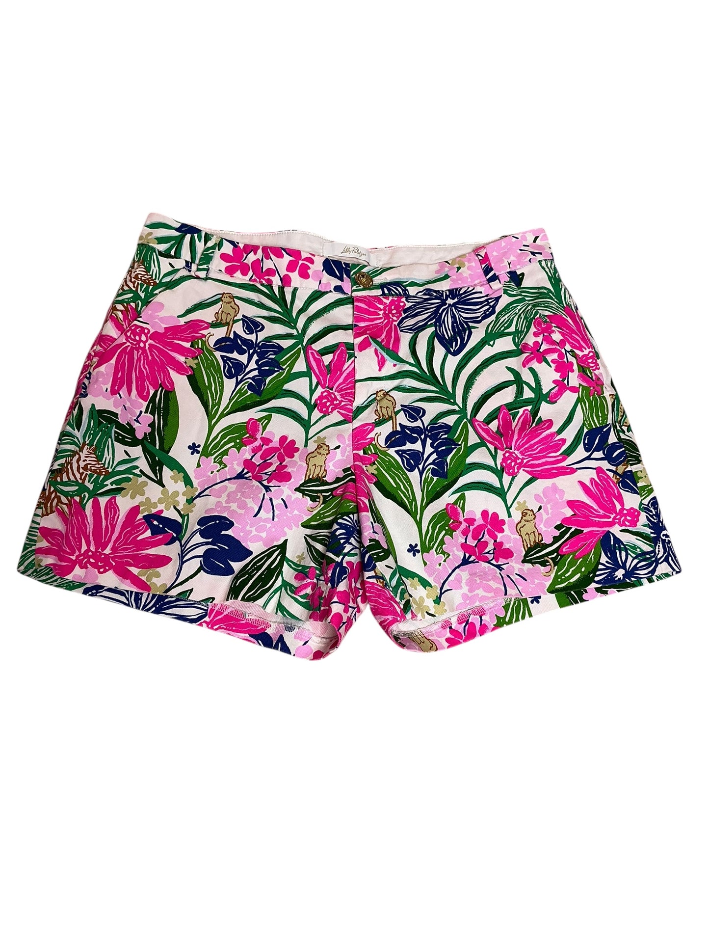 Lilly Pulitzer Callahan Knit Short Monkey Business - Size 12