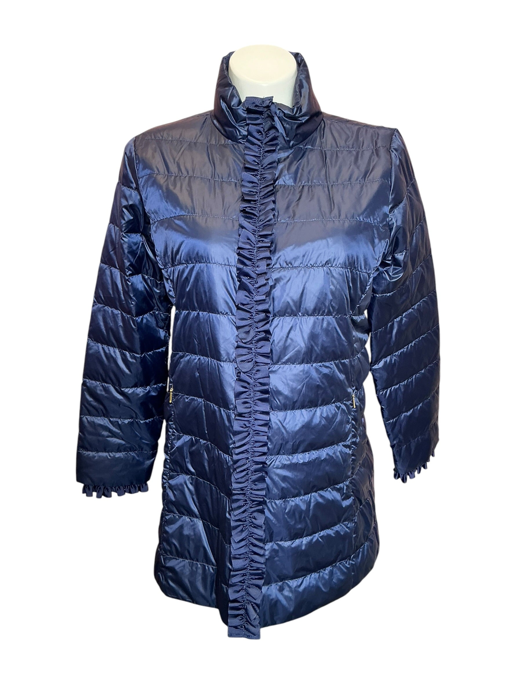 Lilly Pulitzer NWT Doria Jacket True Navy - Size 14