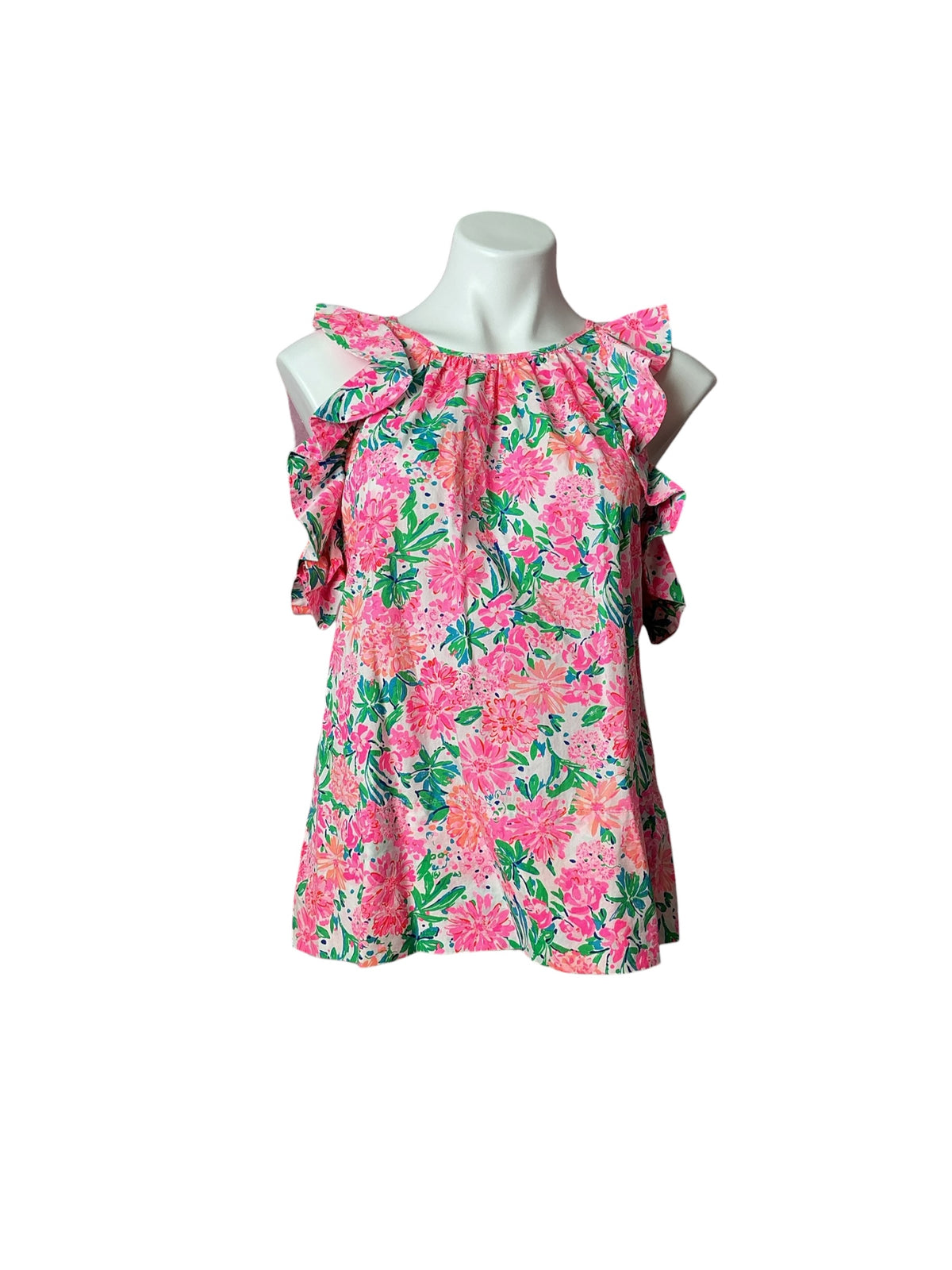 Lilly Pulitzer Marlee Top That’s What I Herd Resort White - Size M