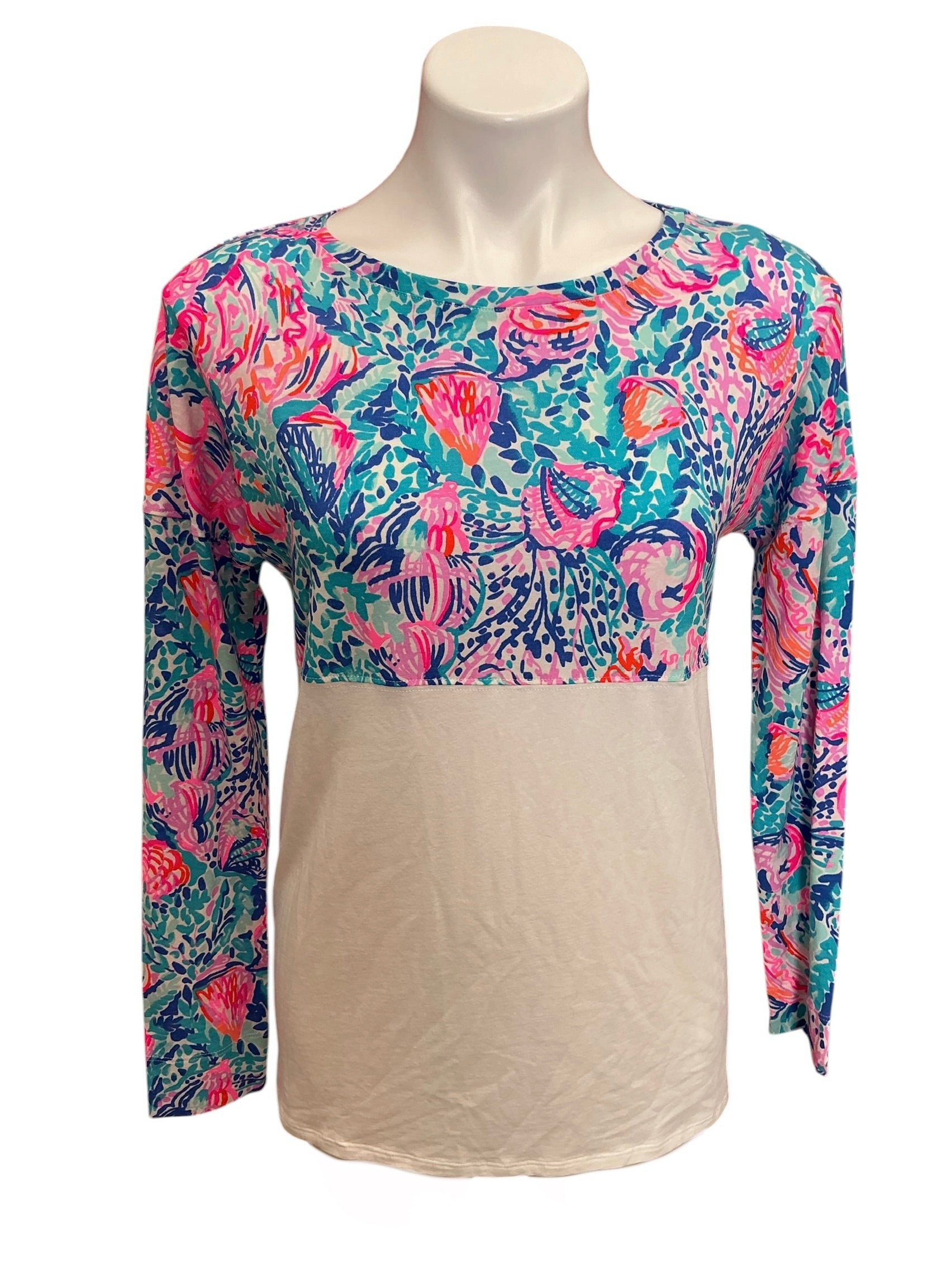 Lilly Pulitzer NWT Finn Top Multi Treasure Trove - Size XS