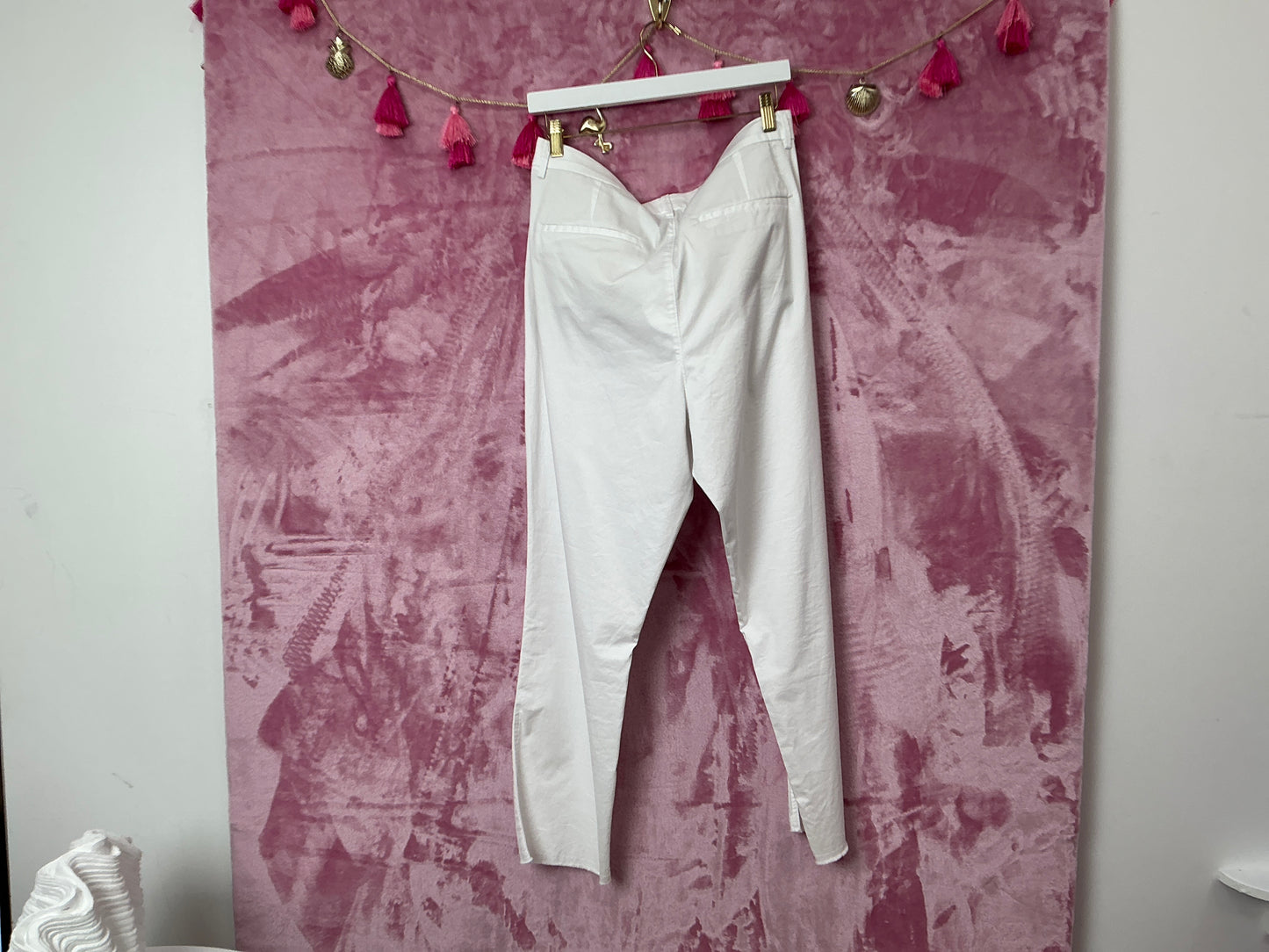 Lilly Pulitzer NWT Montoya Chino Pant Resort White - Size 16