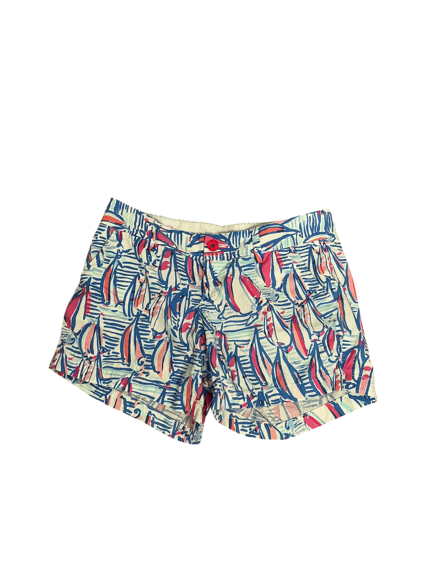 Lilly Pulitzer Callahan Short Red Right Return - Size 8