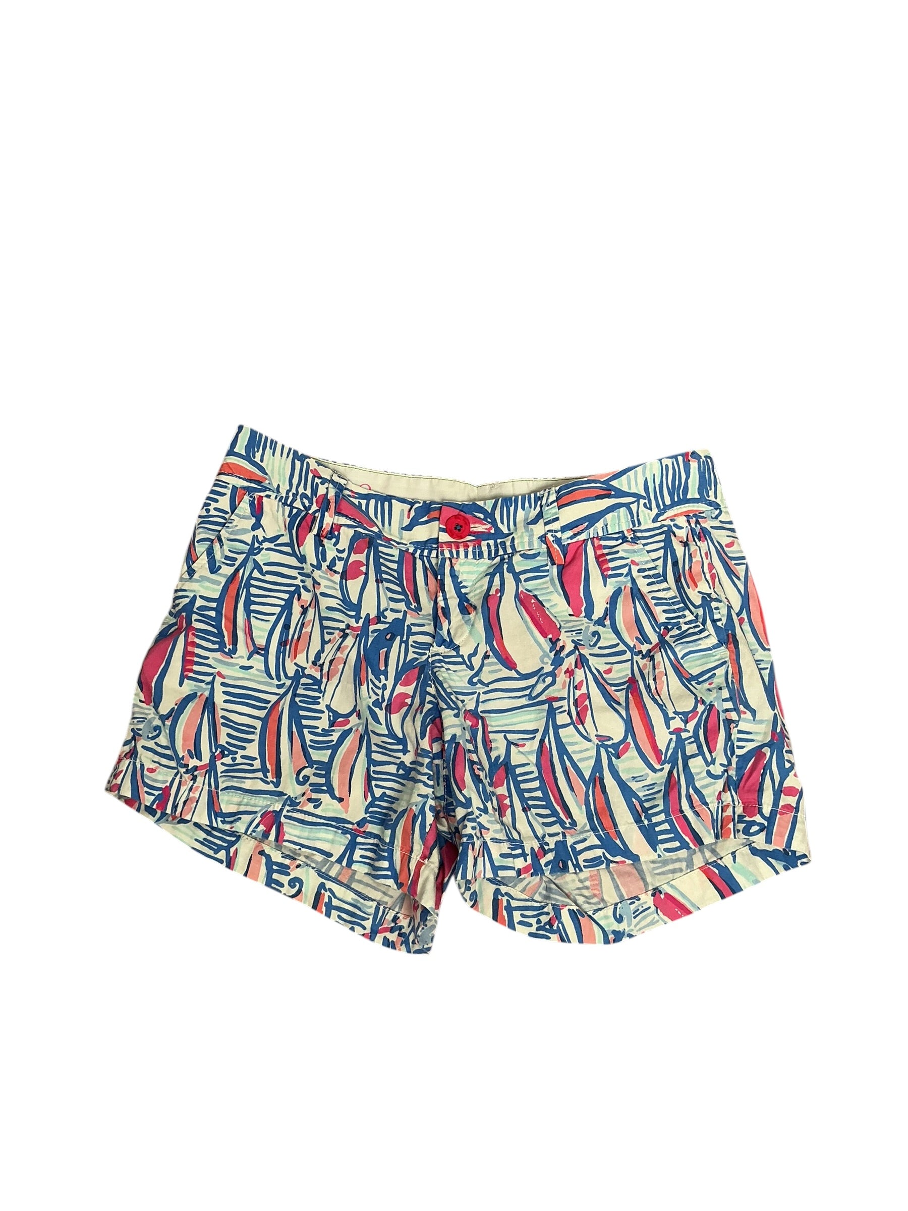 Lilly Pulitzer Callahan Short Red Right Return - Size 8