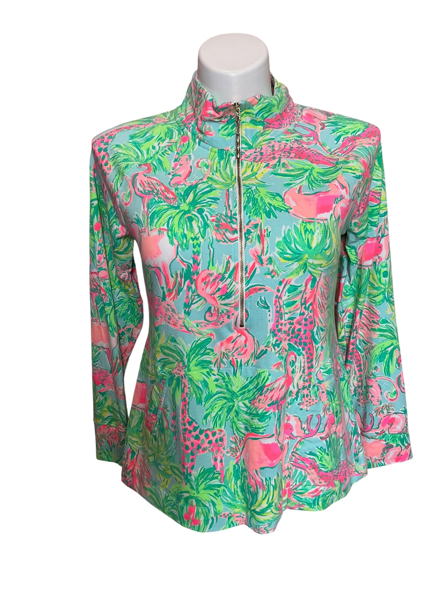 Lilly Pulitzer UPF 50+ Skipper Popover On Parade - Size L