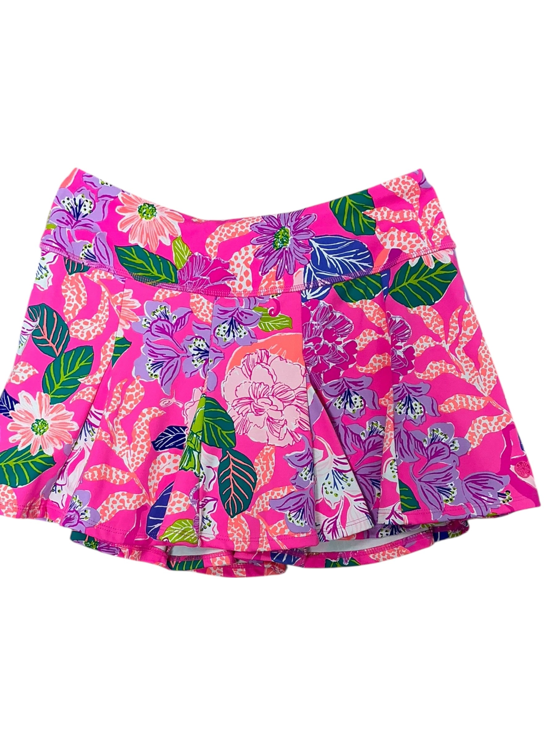 Lilly Pulitzer Luxletic Rosalla Skort - Pink Isle Best Of Friends - Size S