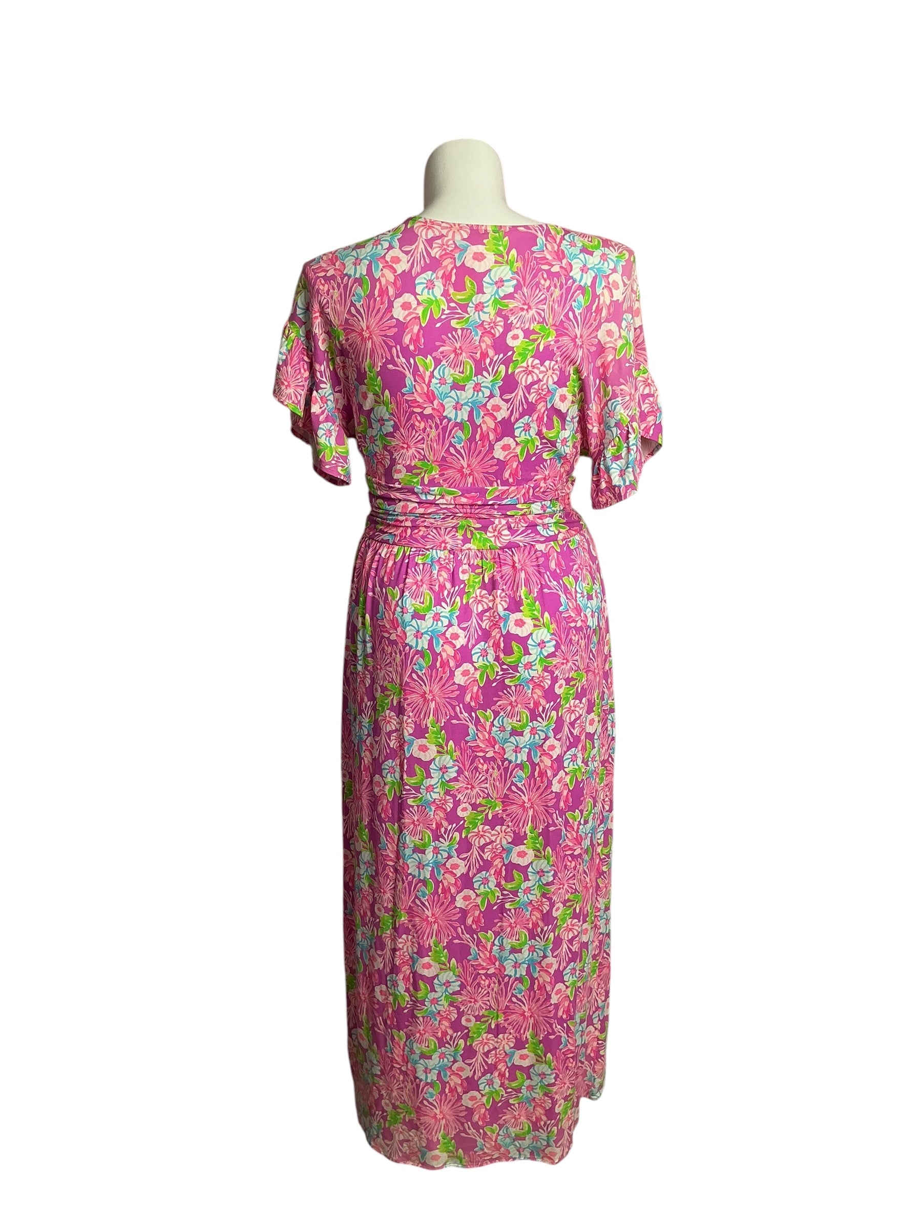 Lilly Pulitzer- NWT Anchorage Midi Dress Amethyst Moms The Word Size L