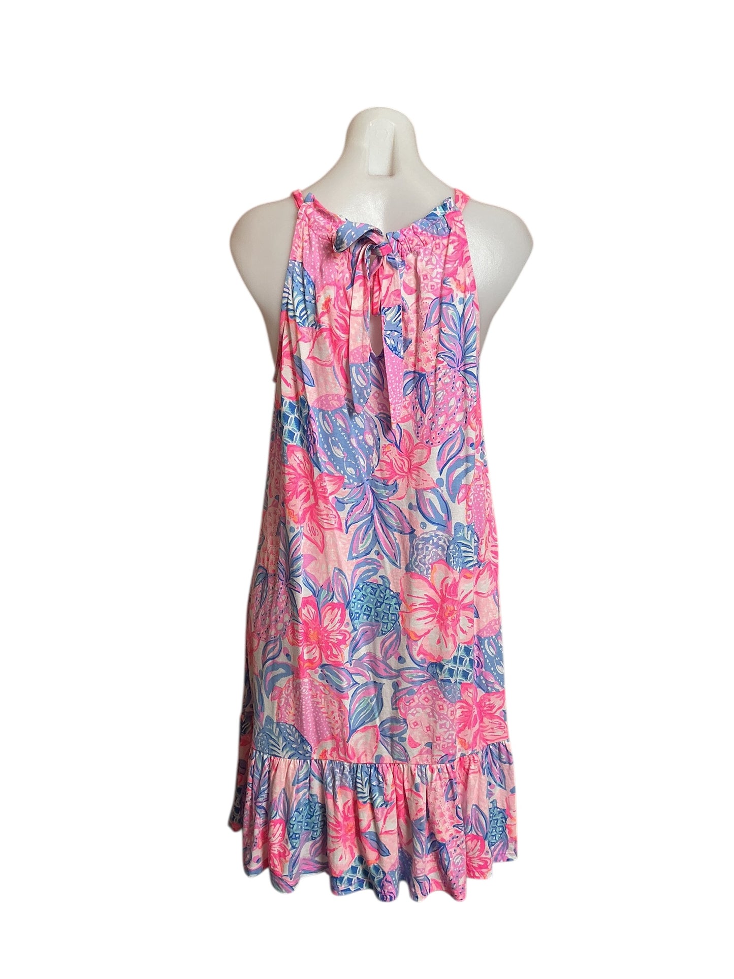 Lilly Pulitzer Saira Dress - Pink Isle Snappy Turtle - Size S