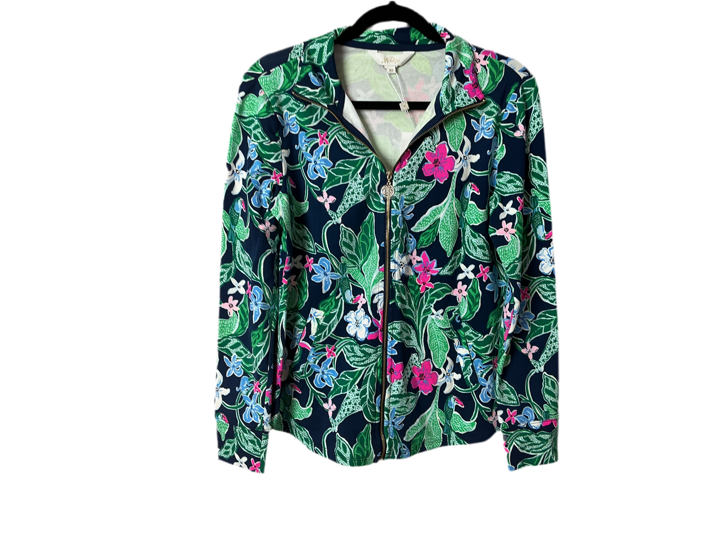 Lilly Pulitzer NWT - Leona UPF 50+ Zip-Up - Multi Untamed - Size XS