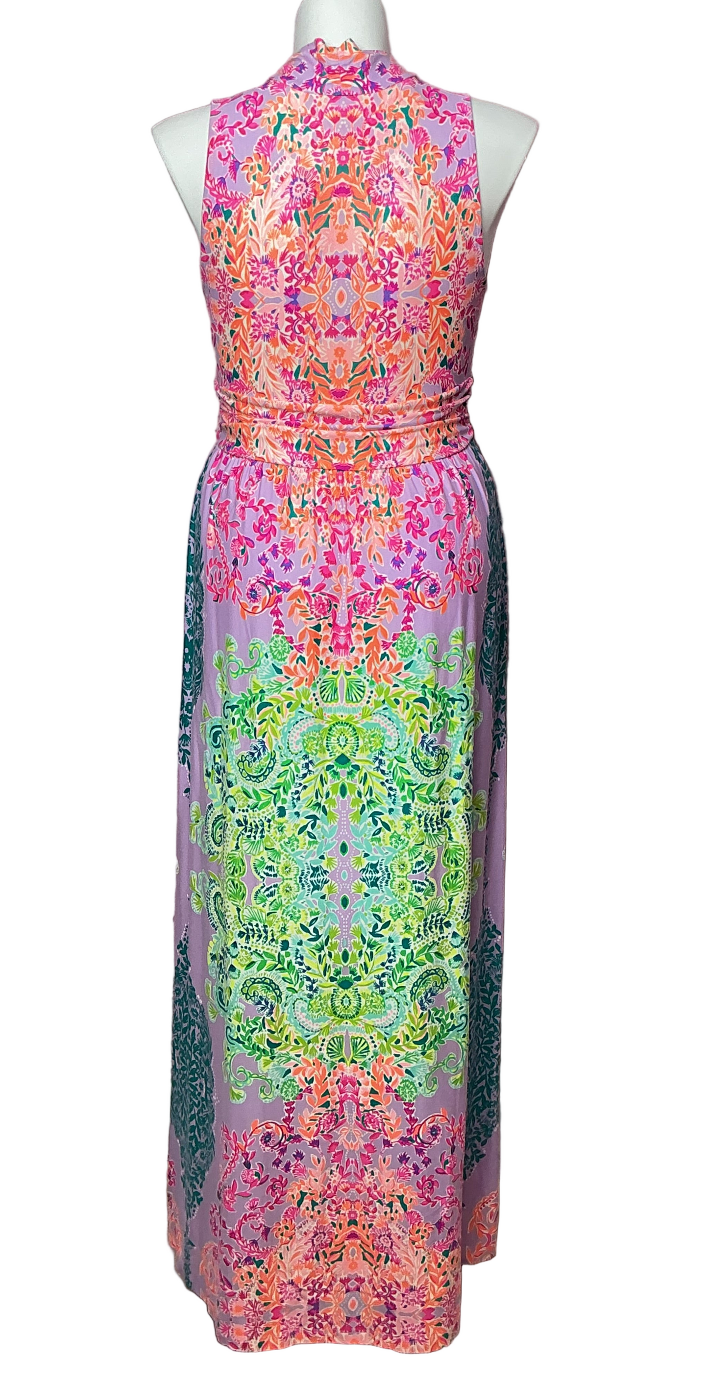 Lilly Pulitzer NWT - Pearce Maxi Dress - Multi Sunshine Vibes Engineered - Size L