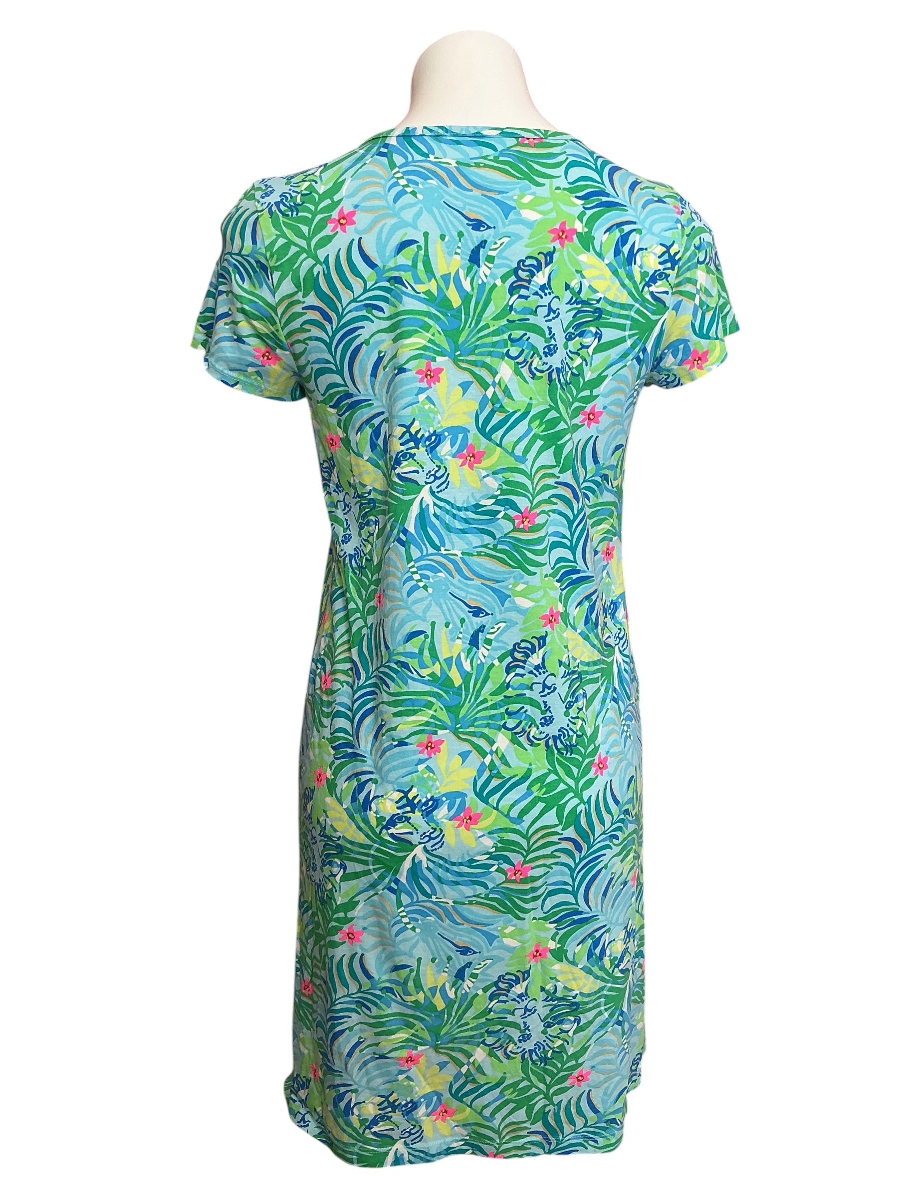 Lilly Pulitzer Etta V Neck Dress Via Parigi - Size S