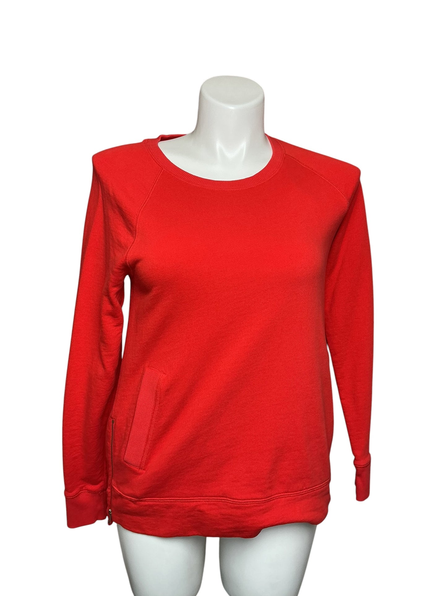 Lilly Pulitzer Luxletic Beach Comber Pullover Sweatshirt - Ruby Red - Size L