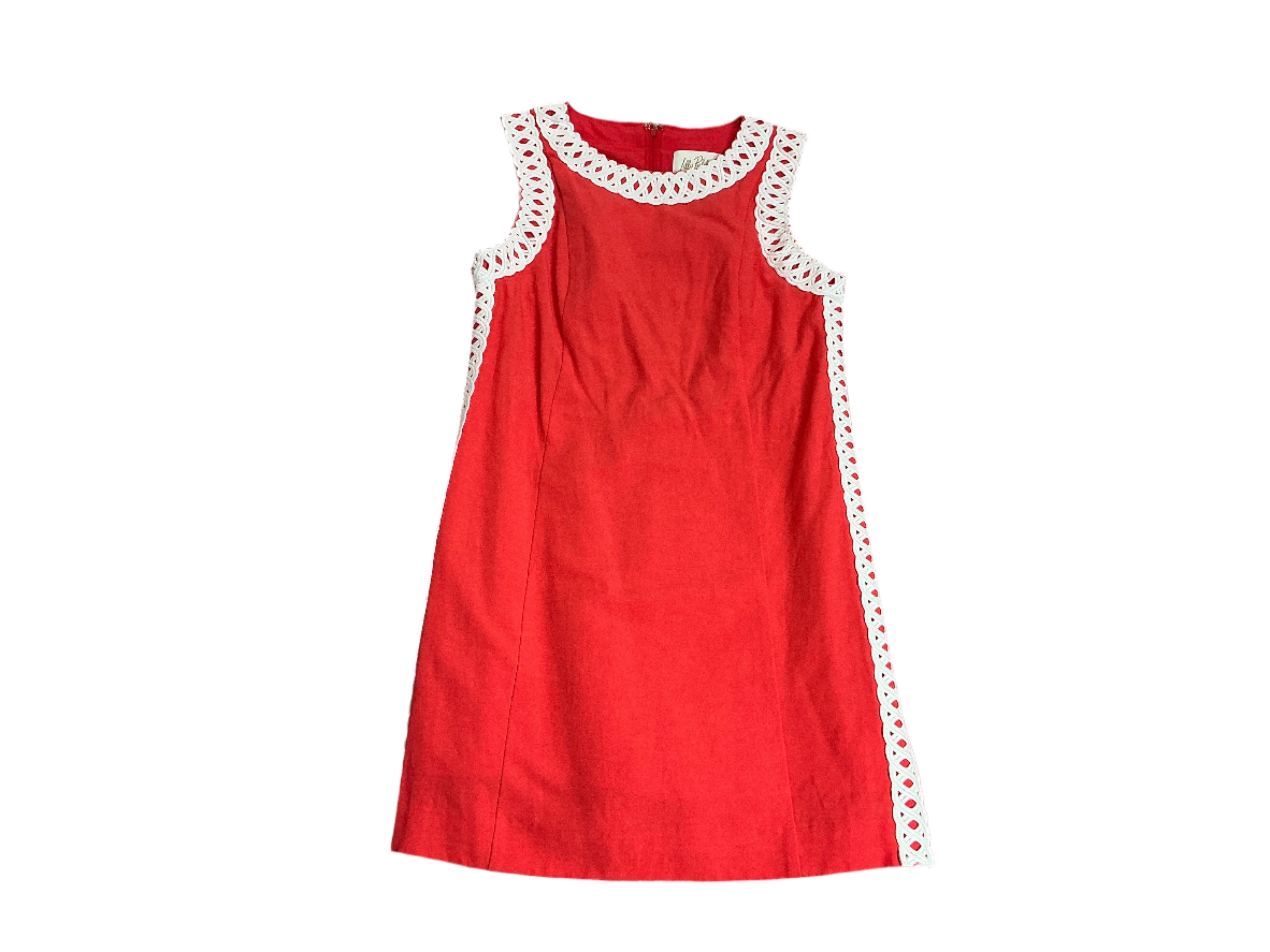 Lilly Pulitzer Sadie Shift Romper - Mizner Red - Size 0