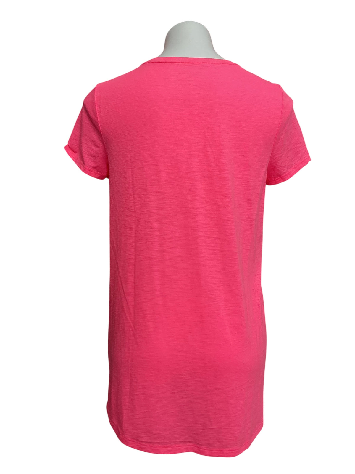Lilly Pulitzer Etta Scoop Neck Top Havana Pink - Size M