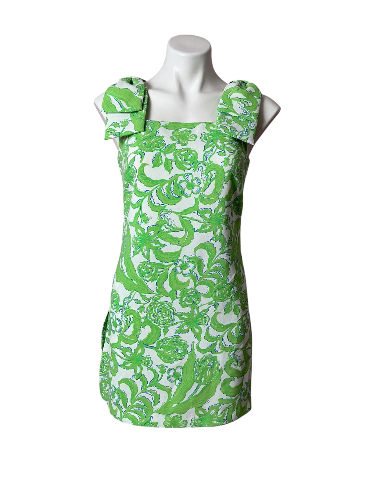 Lilly Pulitzer Anders Skirted Romper Resort White Daffodil Hill - Size 0