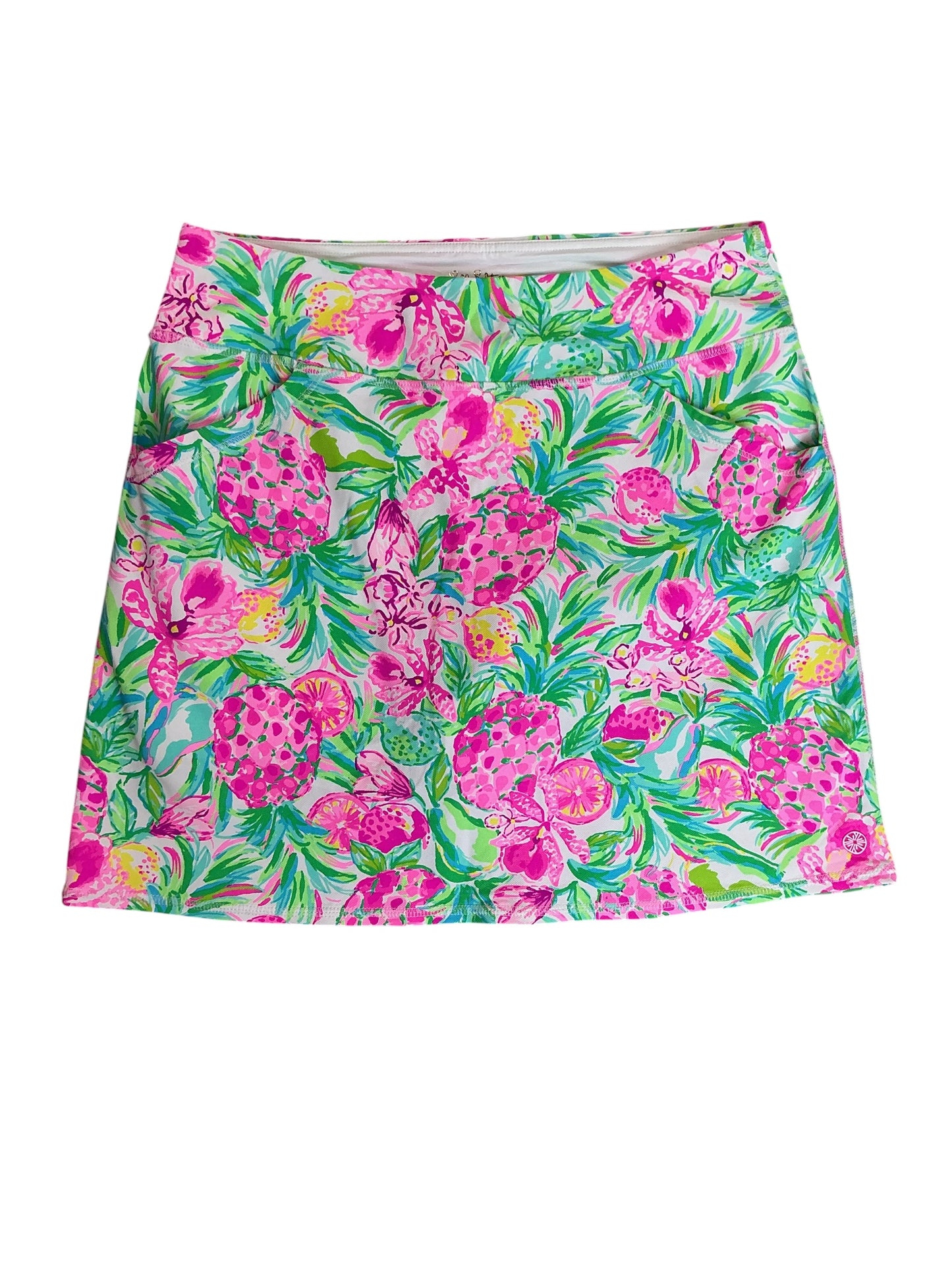 Lilly Pulitzer NWT Maryana Skort UPF 50+ Resort White Pear Necessities Splendor In The Sand - Size M