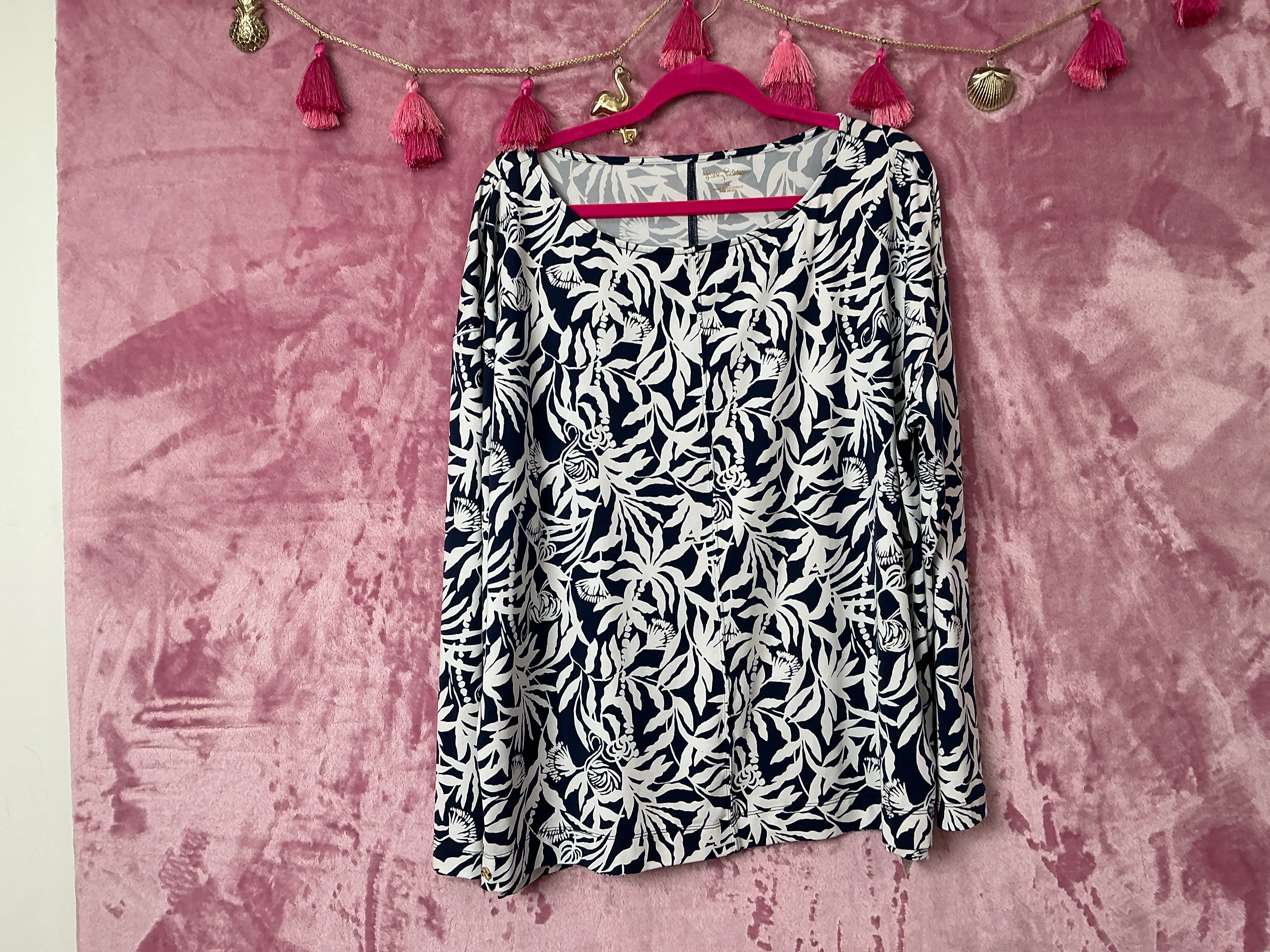 Lilly Pulitzer Long Sleeve Top - Size XL