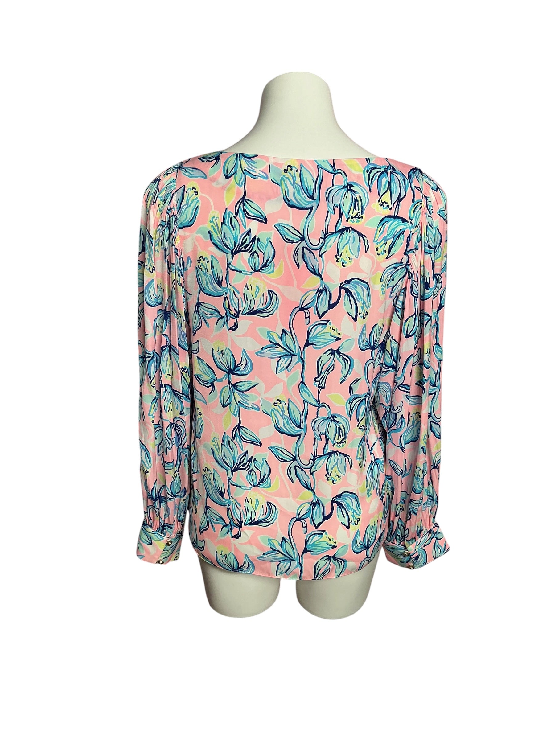 Lilly Pulitzer NWT Maisel Top Sweet Pea Pink Chasing The Sun Small - Size M