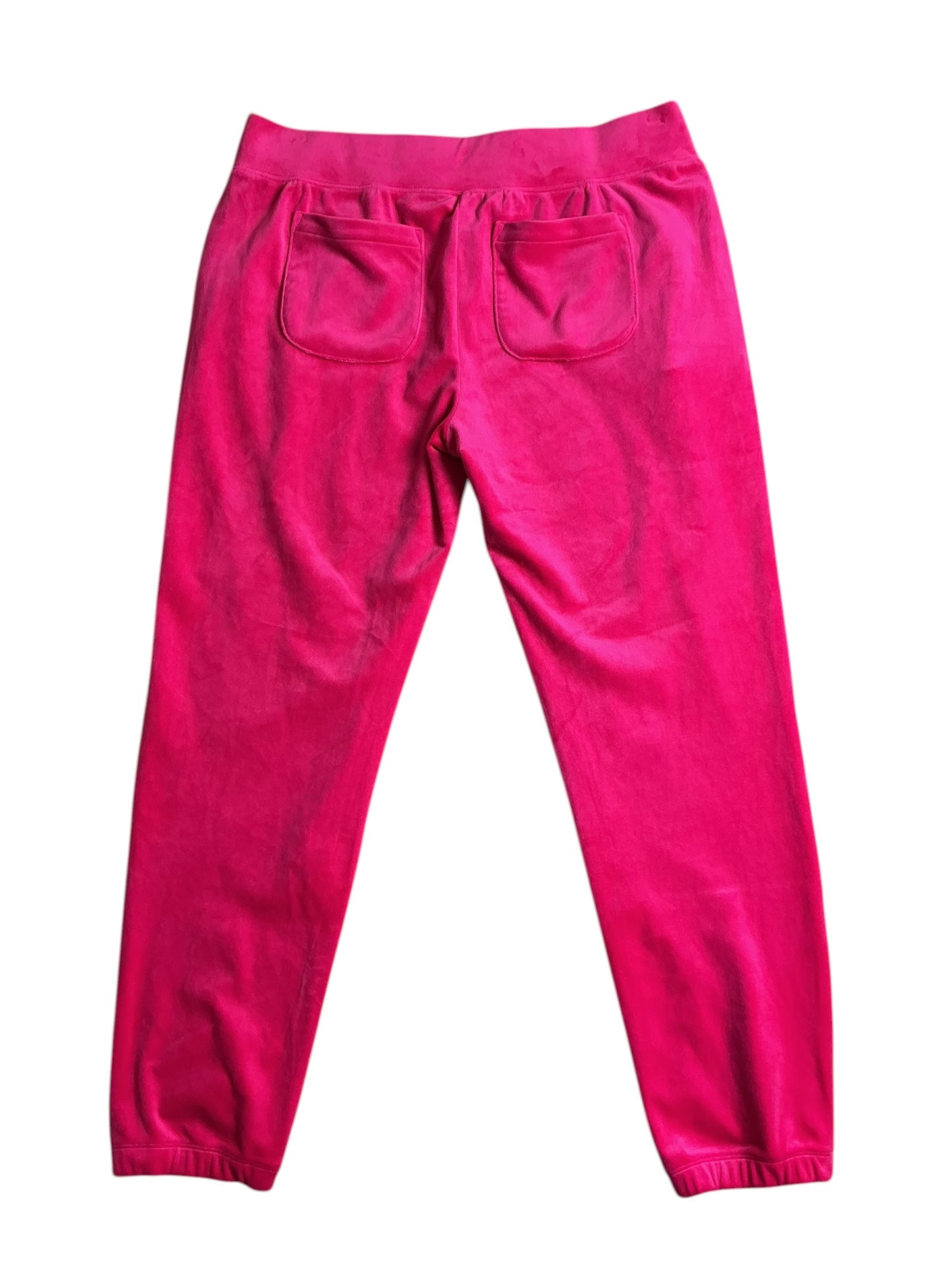 Lilly Pulitzer NWT Mallie Velour Pant Pink Palms - Size L