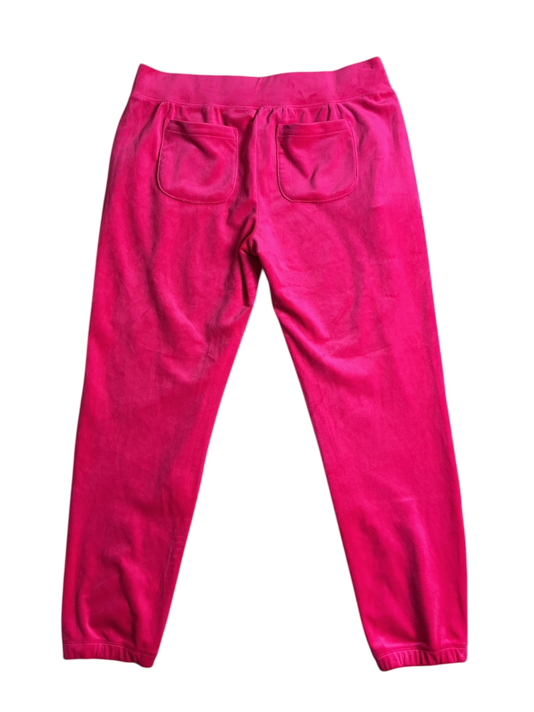 Lilly Pulitzer NWT Mallie Velour Pant Pink Palms - Size L