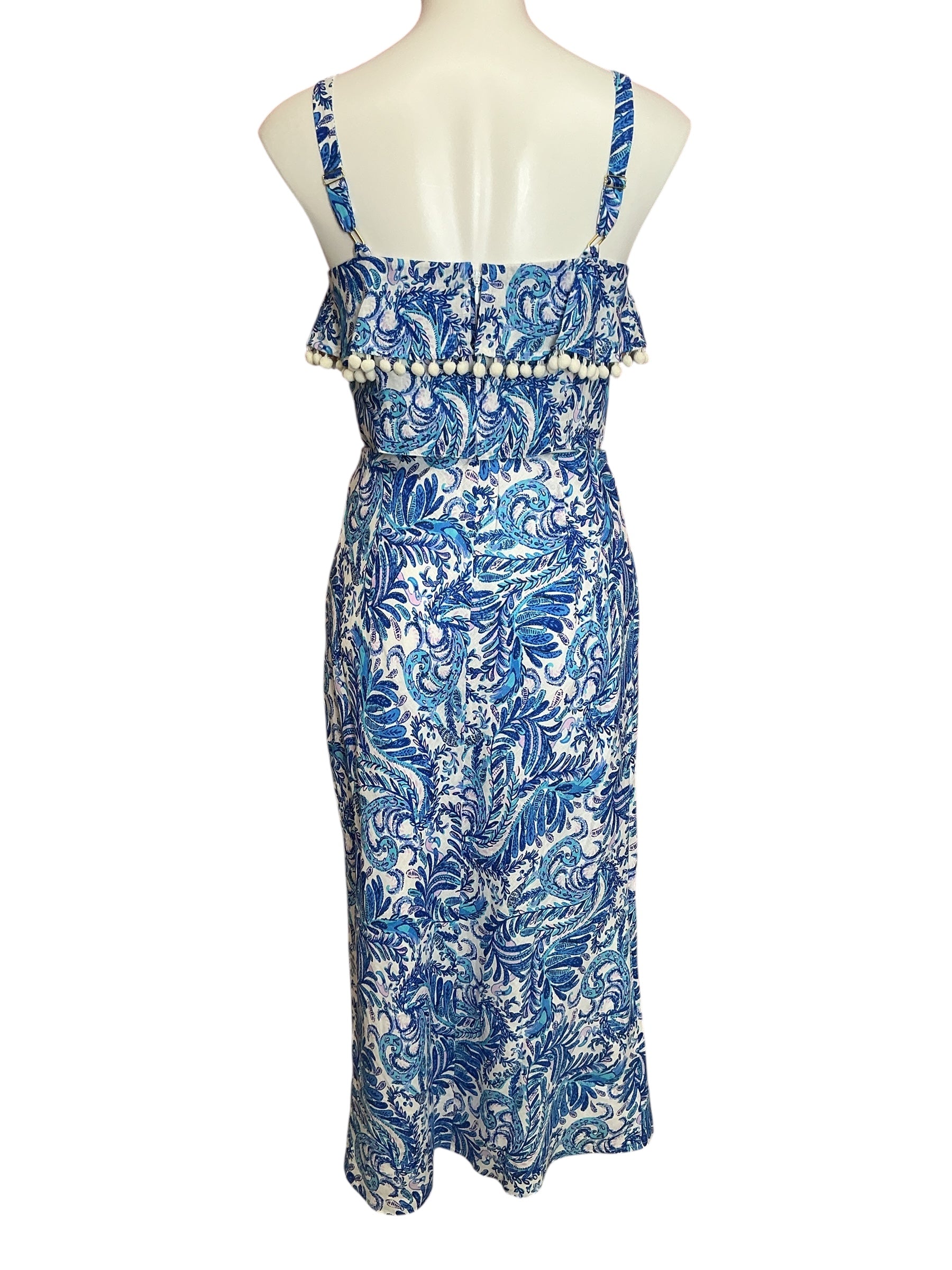 Lilly Pulitzer Gretna Skirt 2-Piece Set Baha Blue Bird Is The Word - Size 4