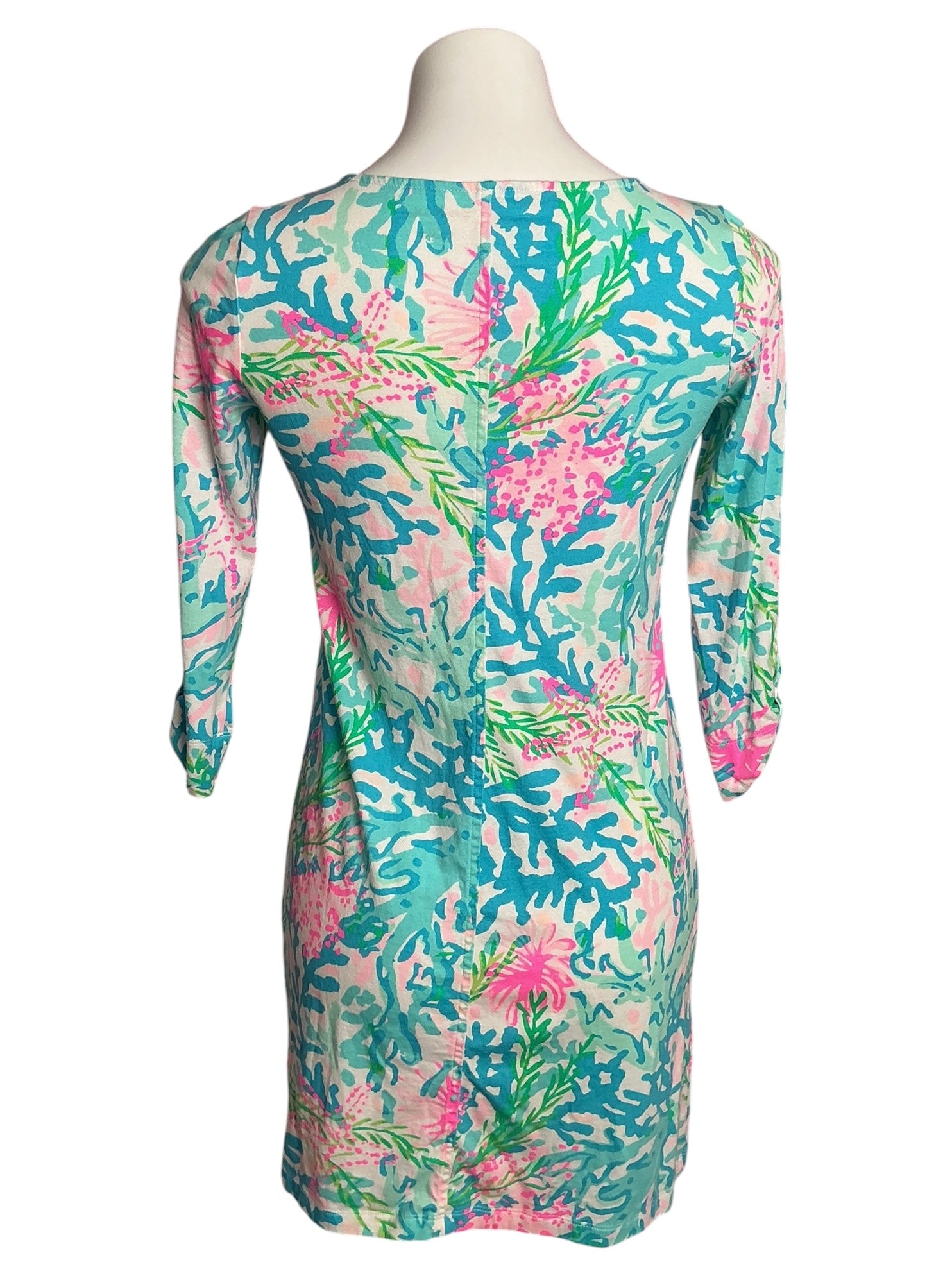 Lilly Pulitzer Bailee Dress Multi Coral Bay - Size XS
