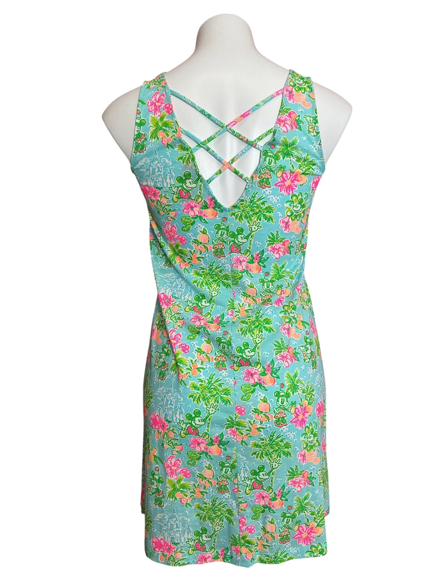 Lilly Pulitzer X Disney Kristen Swing Dress Blue Ibiza Lilly Loves Disney - Size XXS