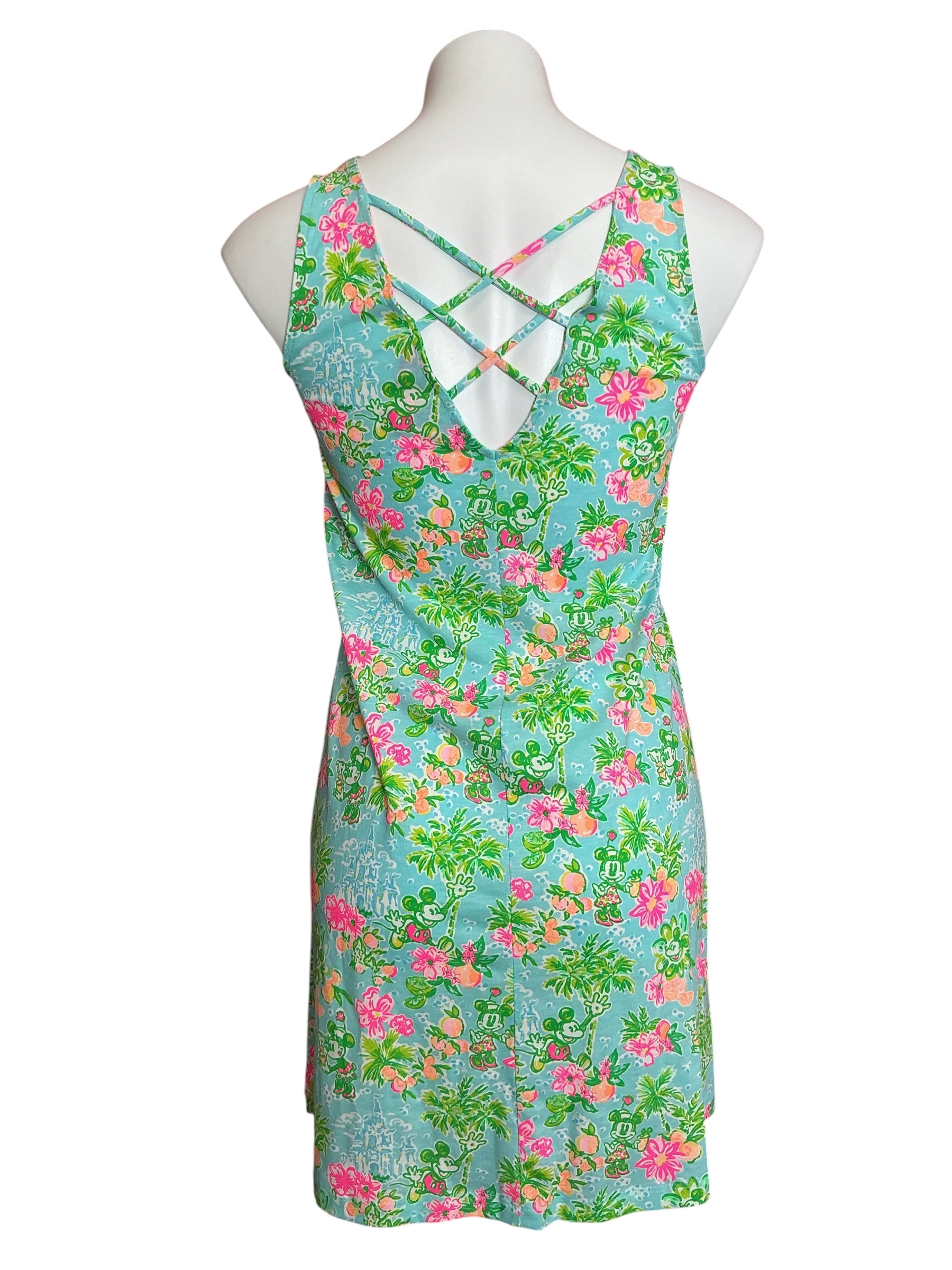 Lilly Pulitzer X Disney Kristen Swing Dress Blue Ibiza Lilly Loves Disney - Size XXS