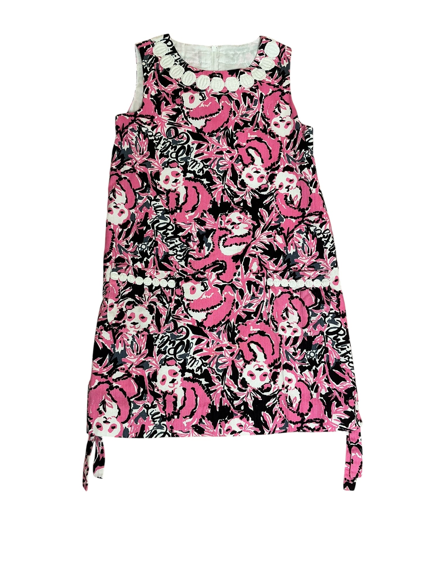 Lilly Pulitzer Girls Little Lilly Classic Shift Dress Hanging with My Boo - Size 6