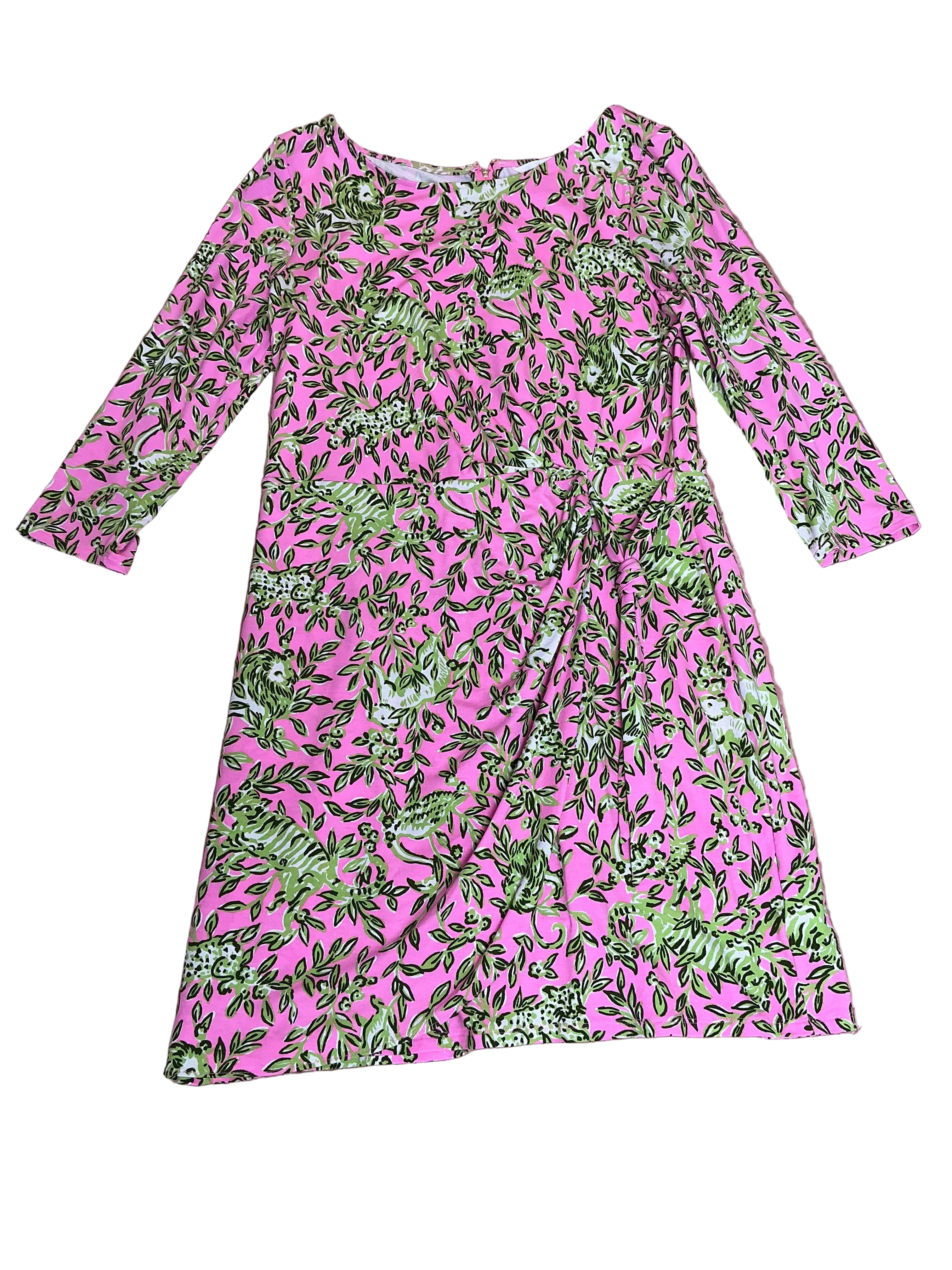 Lilly Pulitzer Blaise 3/4 Sleeve Romper Multi Sun of a Bun - Size L