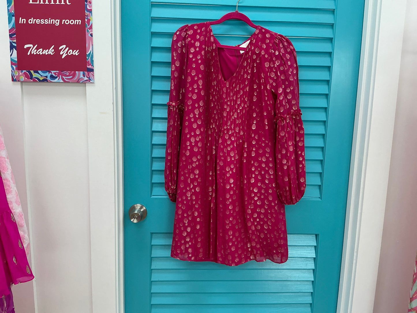 Lilly Pulitzer NWT Cleme Silk Dress Mystique Pink Silk Bubbly Clip - Size 10