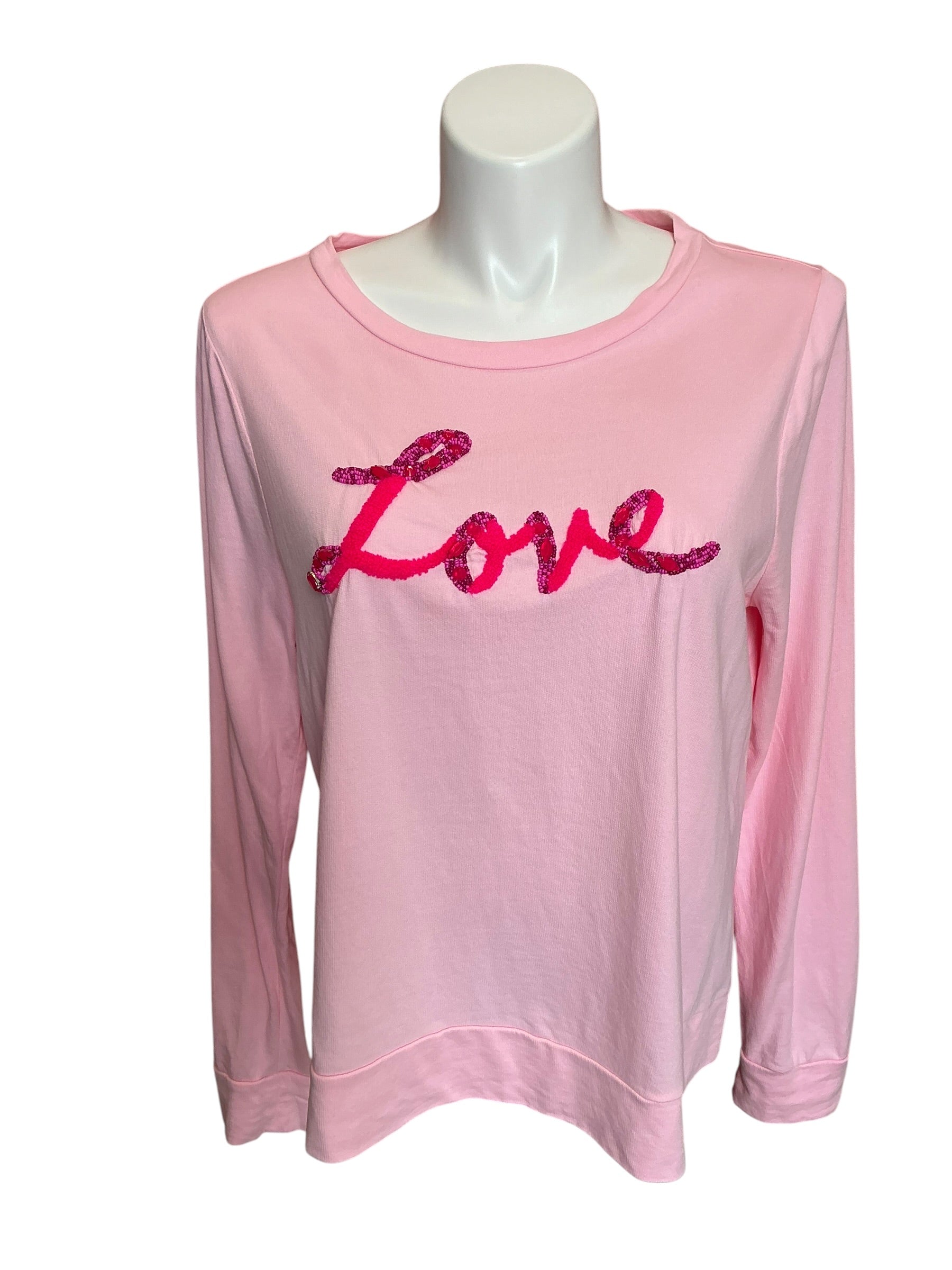 Lilly Pulitzer Rami Sweatshirt Pink Blossom - Size XL