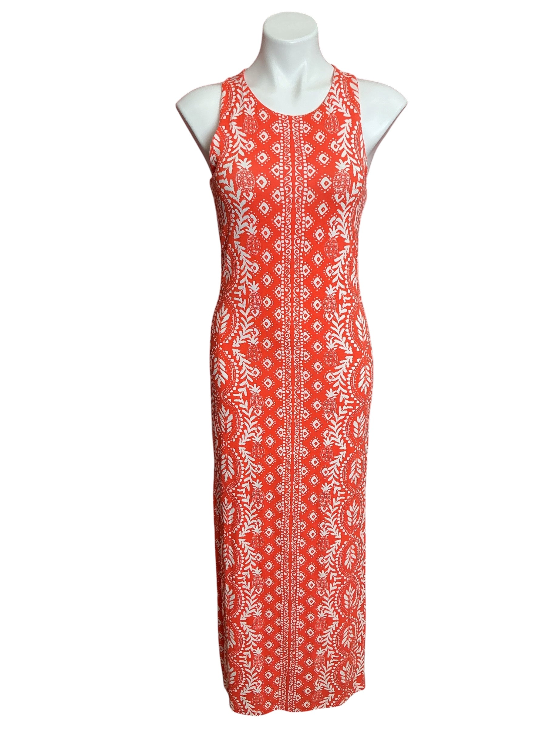 Lilly Pulitzer Ulla Maxi Dress Flamingo Feather Harbour View - Size XS