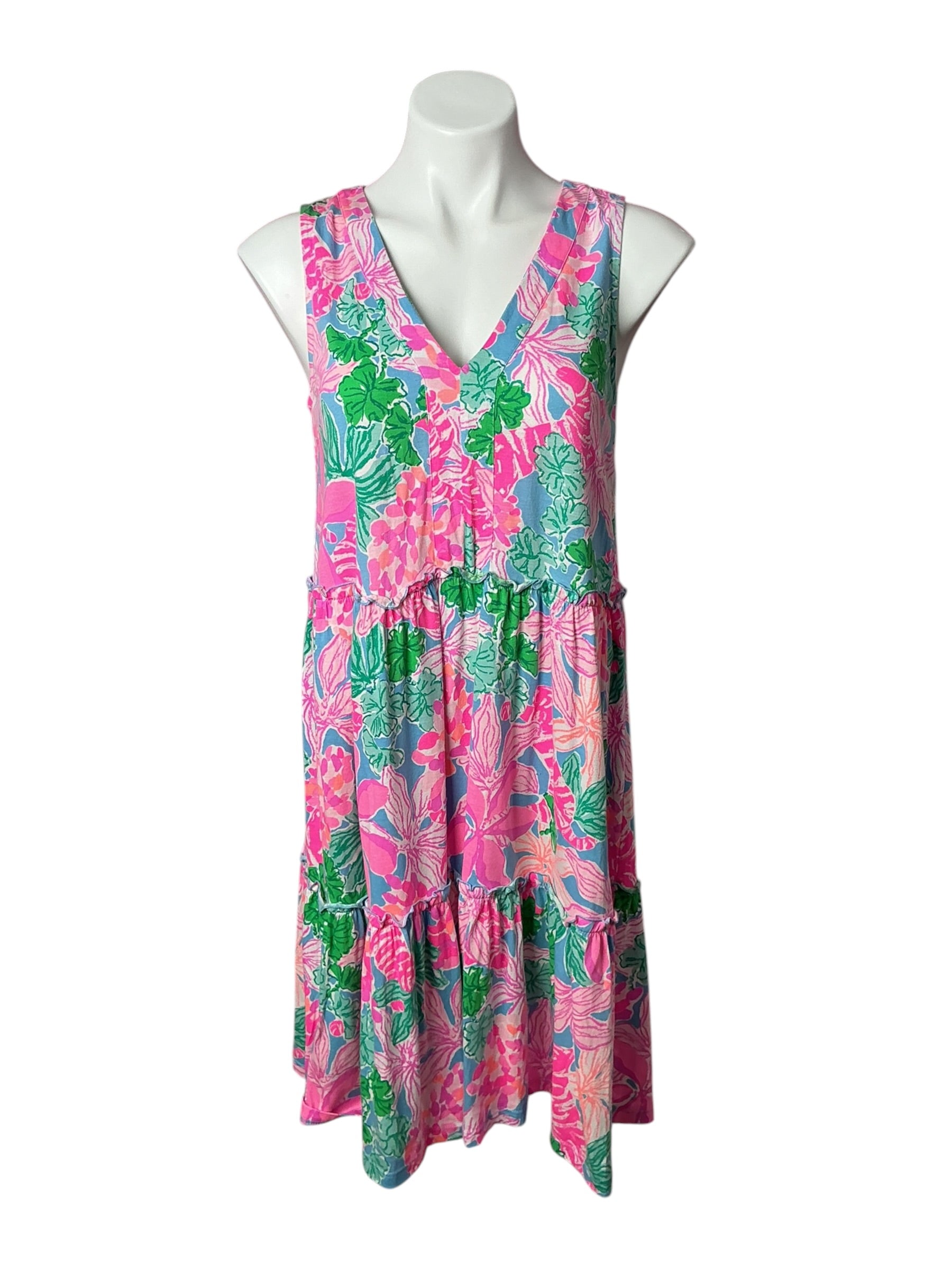 Lilly Pulitzer Lorina Swing Dress Tropical Punch - Size S
