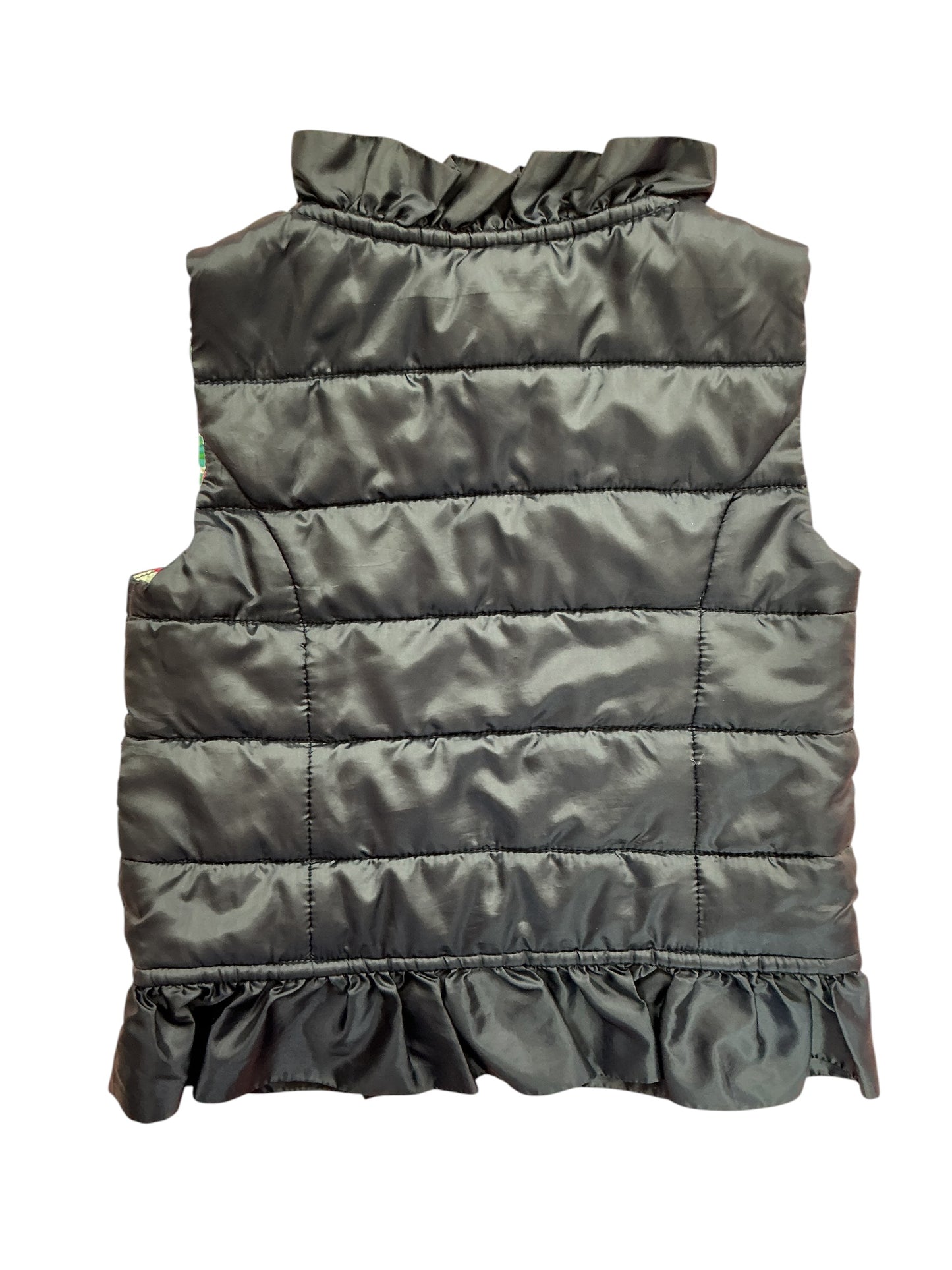 Lilly Pulitzer Kids Girls Carlee Reversible Puffer Vest Squeeze Me - Size XS 2-3