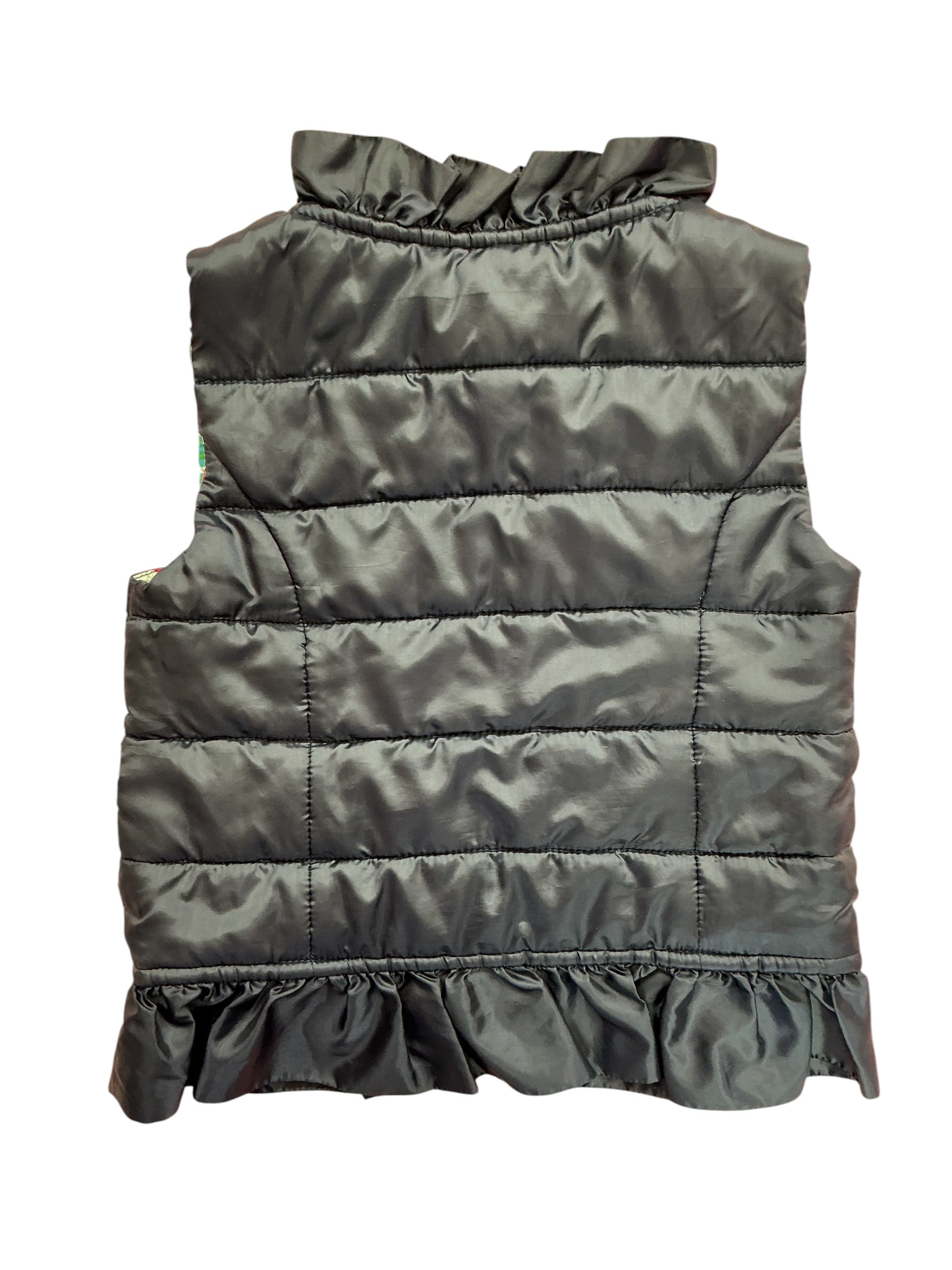 Lilly Pulitzer Kids Girls Carlee Reversible Puffer Vest Squeeze Me - Size XS 2-3