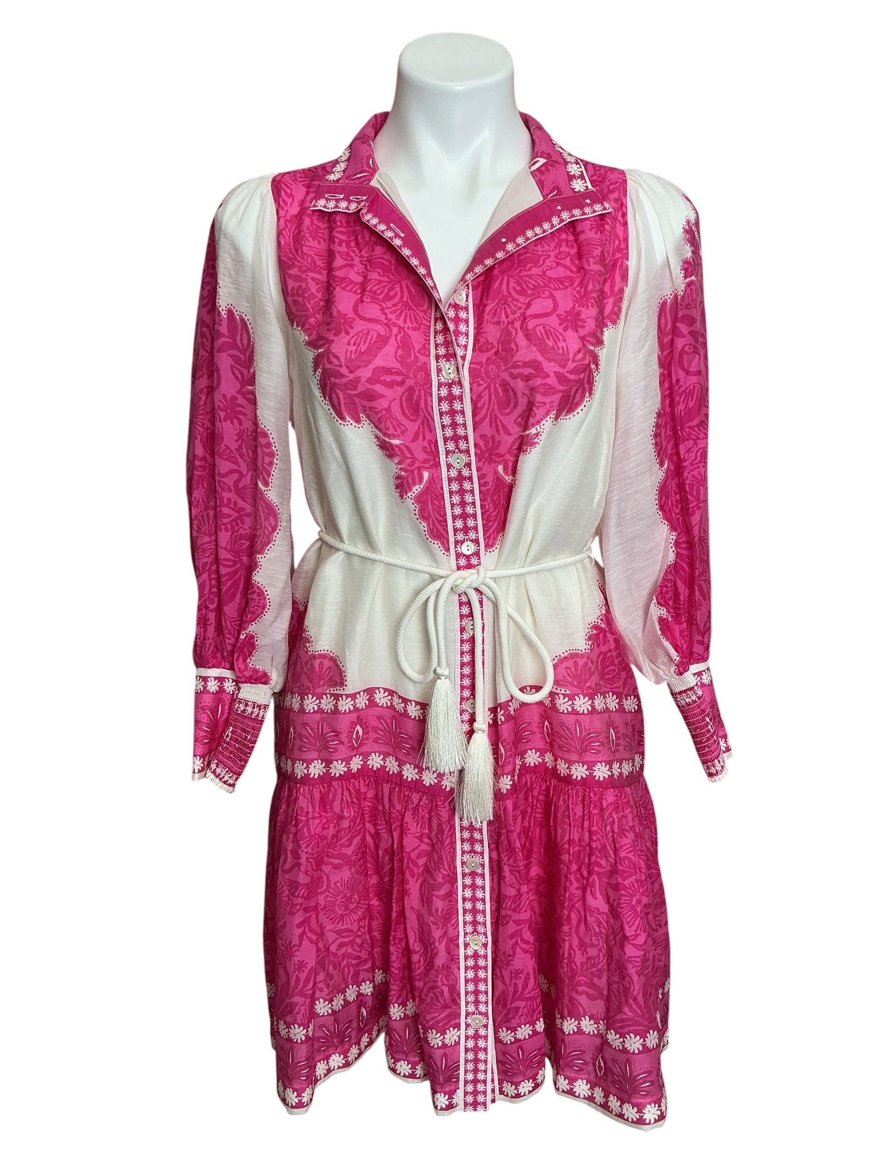 Lilly Pulitzer Drena Dress Passion Fruit Pink Jungle Escape - Size 2