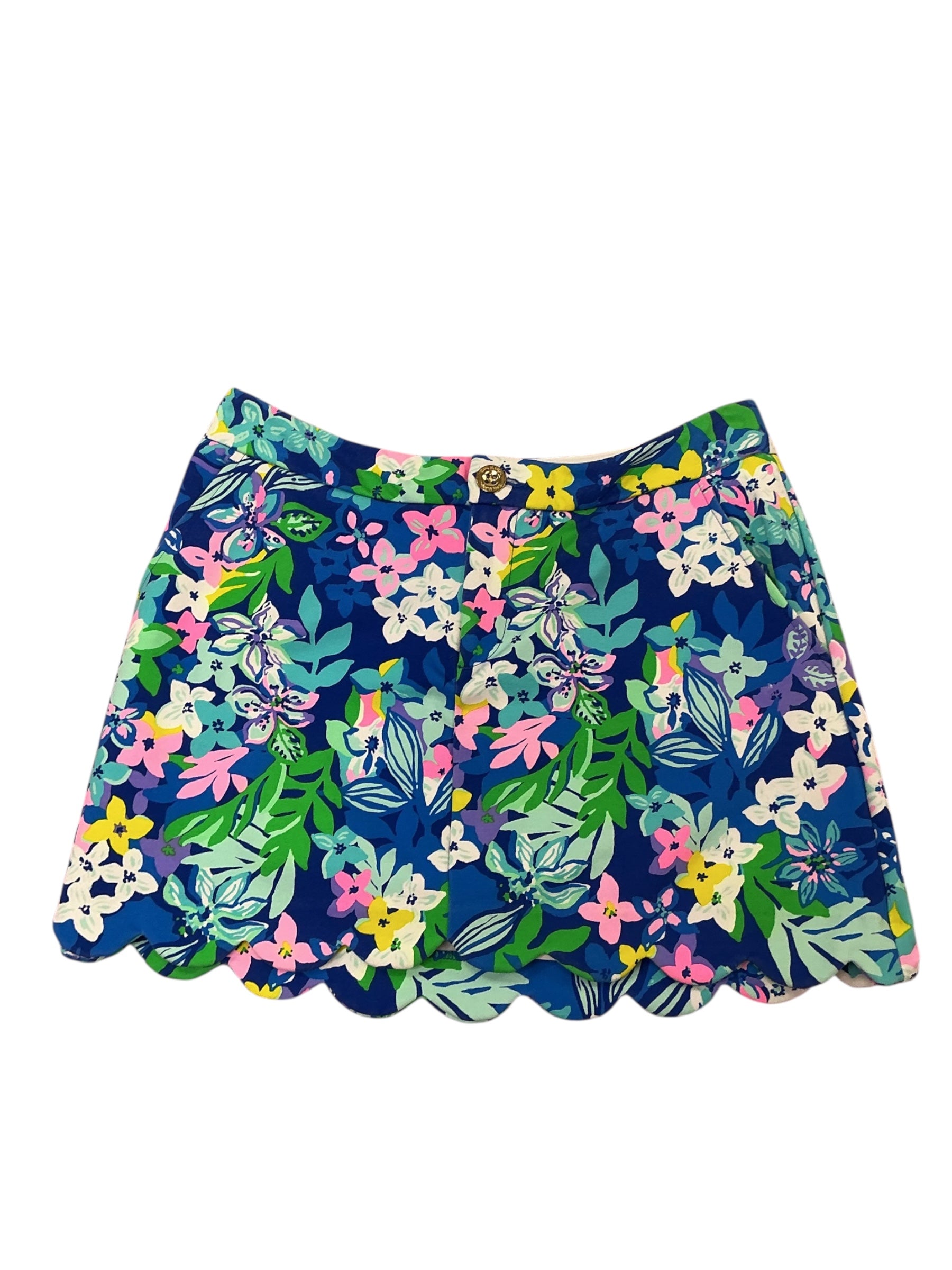 Lilly Pulitzer - Colette Knit Skort - Borealis Blue Social Sunset - Size 2