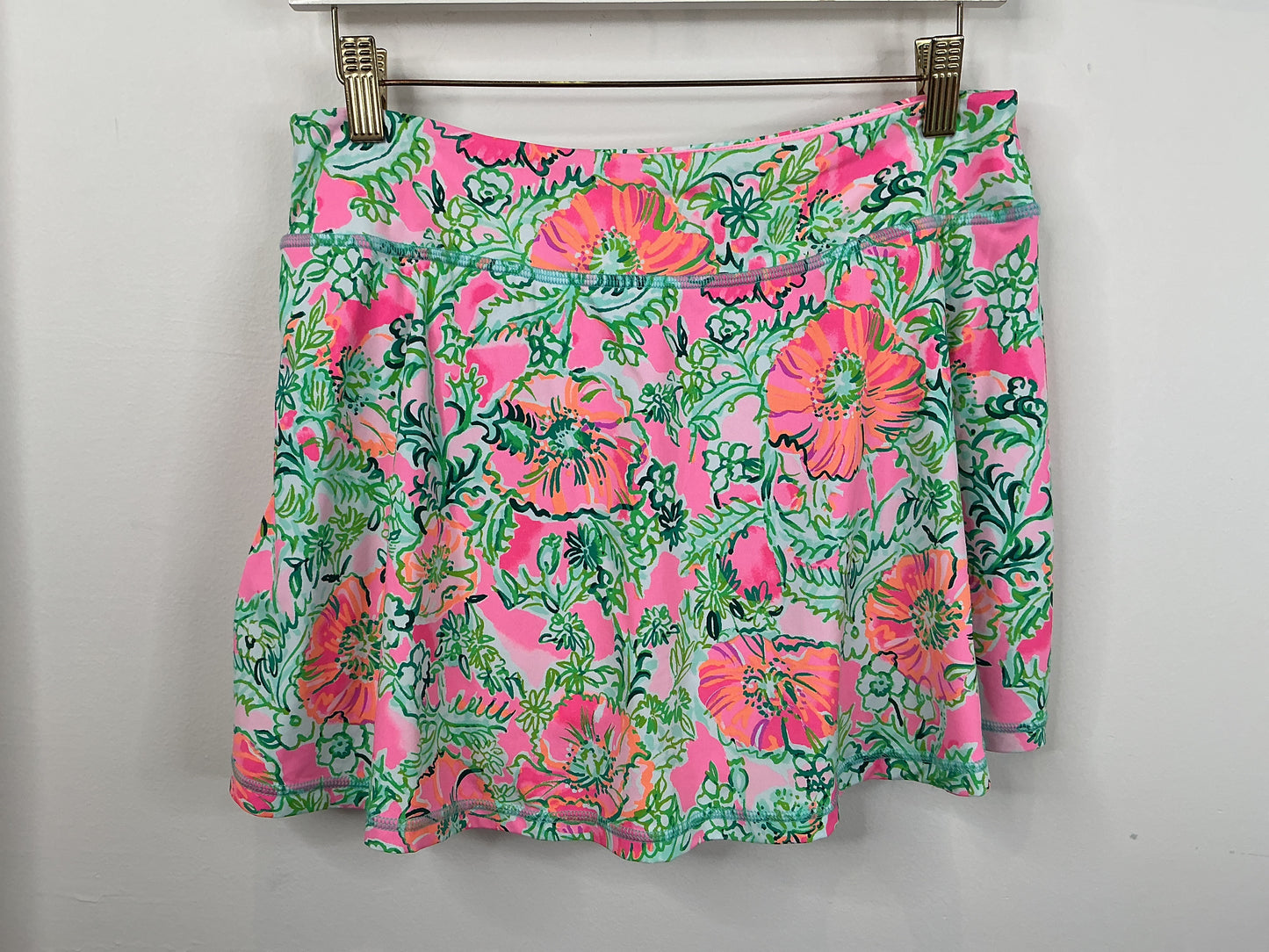 Lilly Pulitzer NWT Aila Skort UPF 50+ Soleil Pink Perfect Poppy - Size M