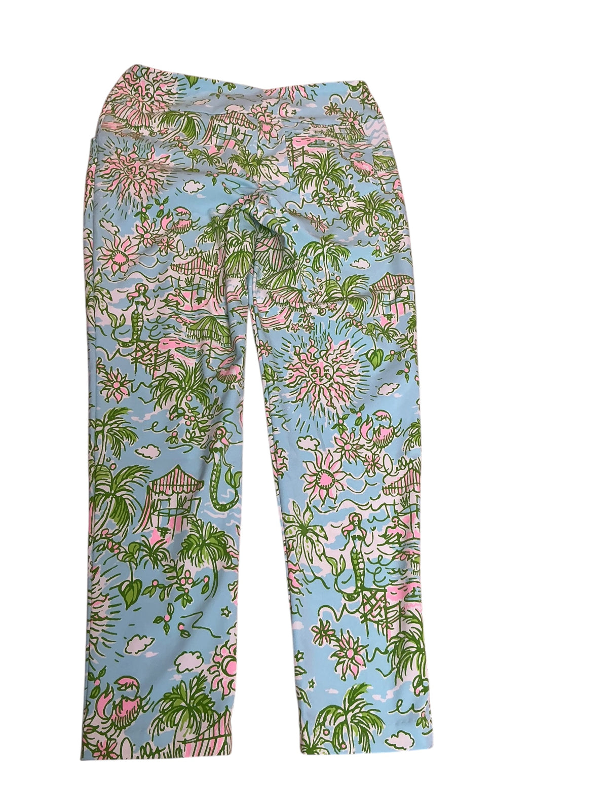 Lilly Pulitzer Luxletic Corso Pants Mermaid's Cove - Size 10